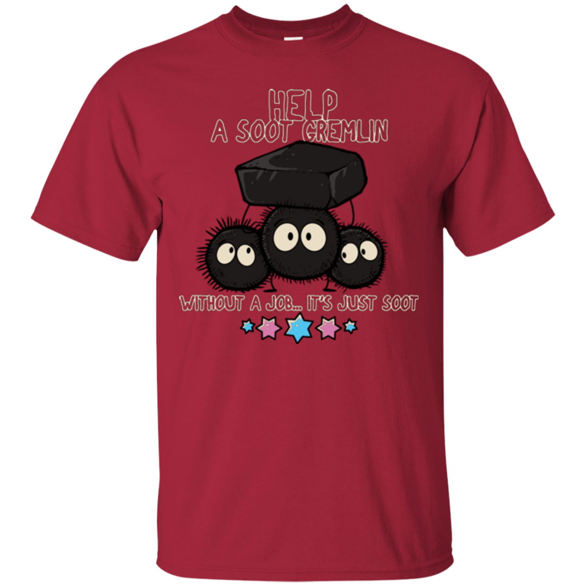 T-Shirts Cardinal / Small HELP A SOOT GREMLIN T-Shirt