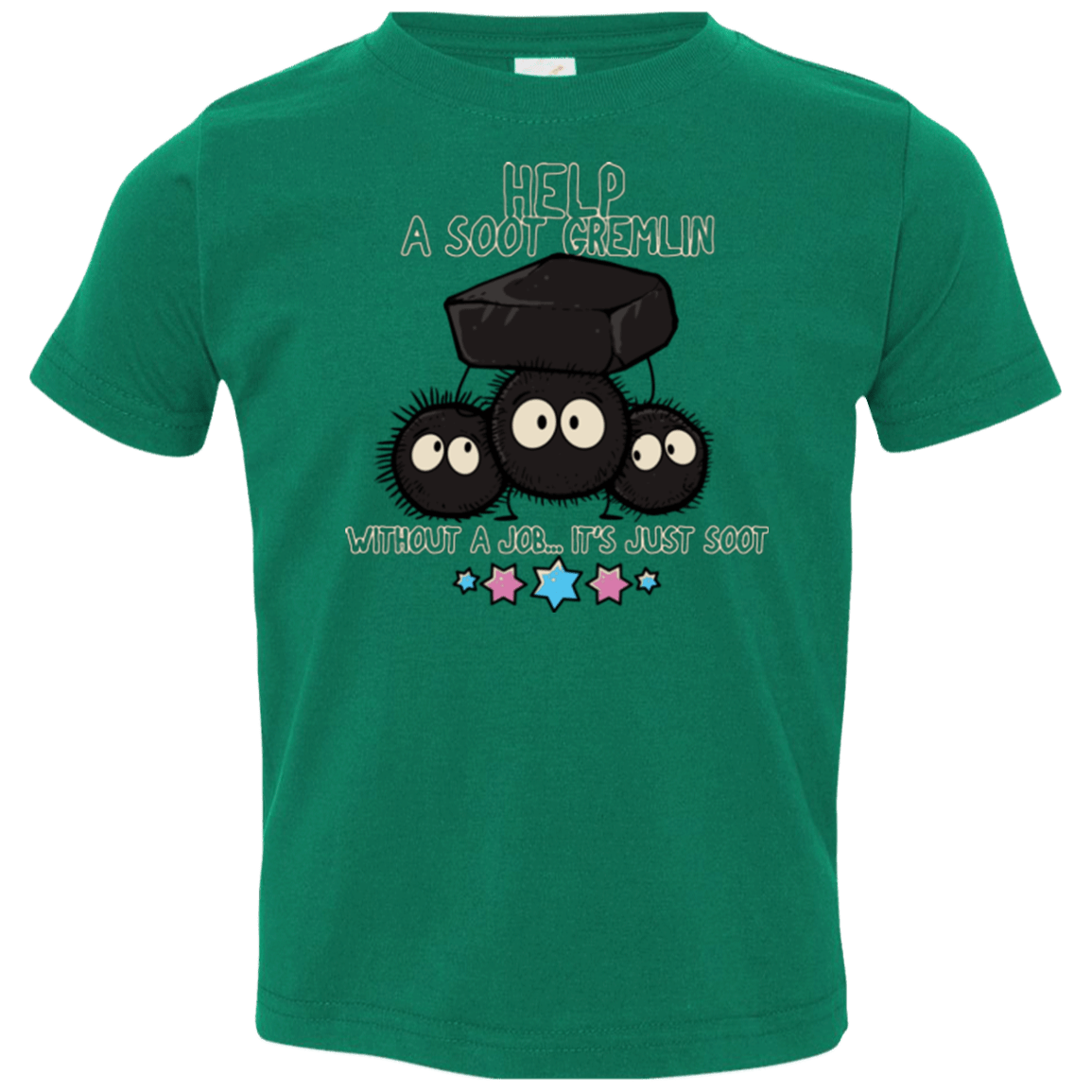 T-Shirts Kelly / 2T HELP A SOOT GREMLIN Toddler Premium T-Shirt