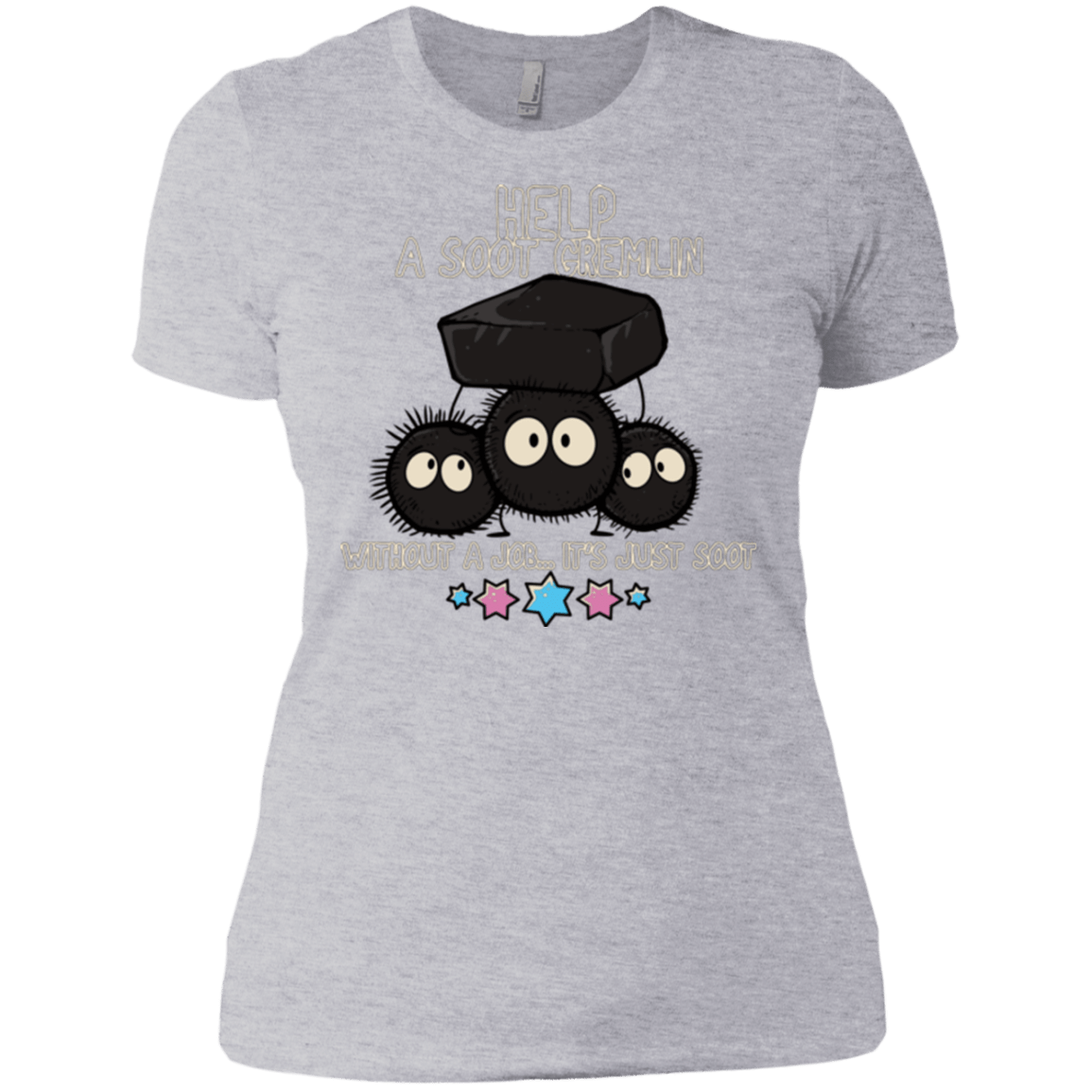 T-Shirts Heather Grey / X-Small HELP A SOOT GREMLIN Women's Premium T-Shirt