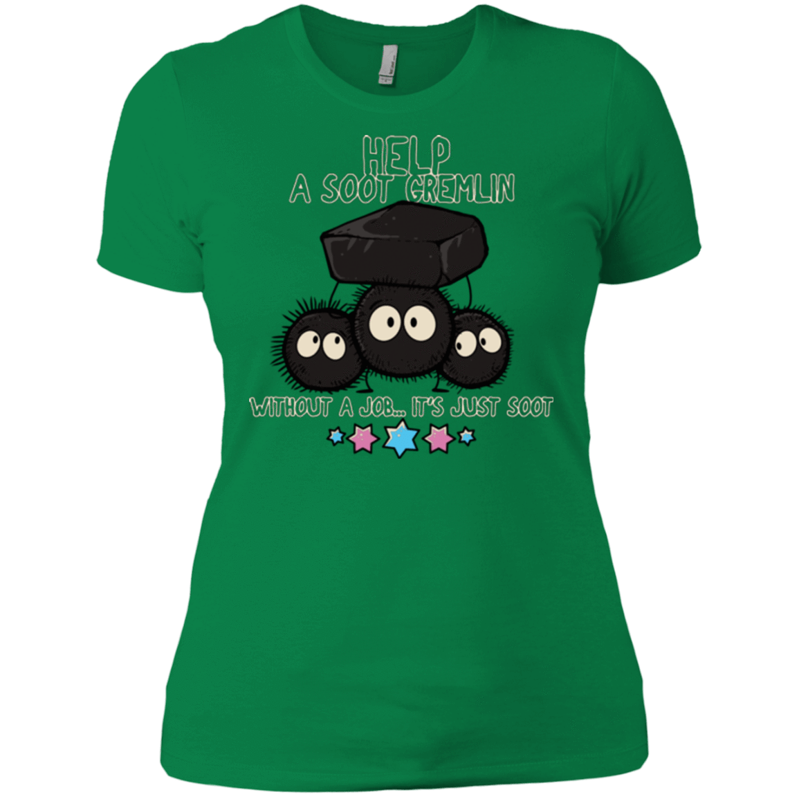 T-Shirts Kelly Green / X-Small HELP A SOOT GREMLIN Women's Premium T-Shirt