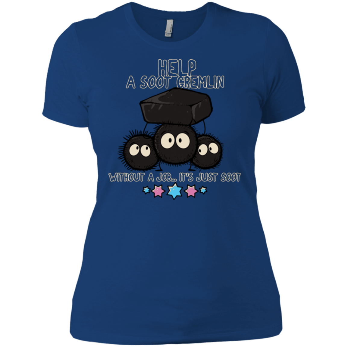T-Shirts Royal / X-Small HELP A SOOT GREMLIN Women's Premium T-Shirt