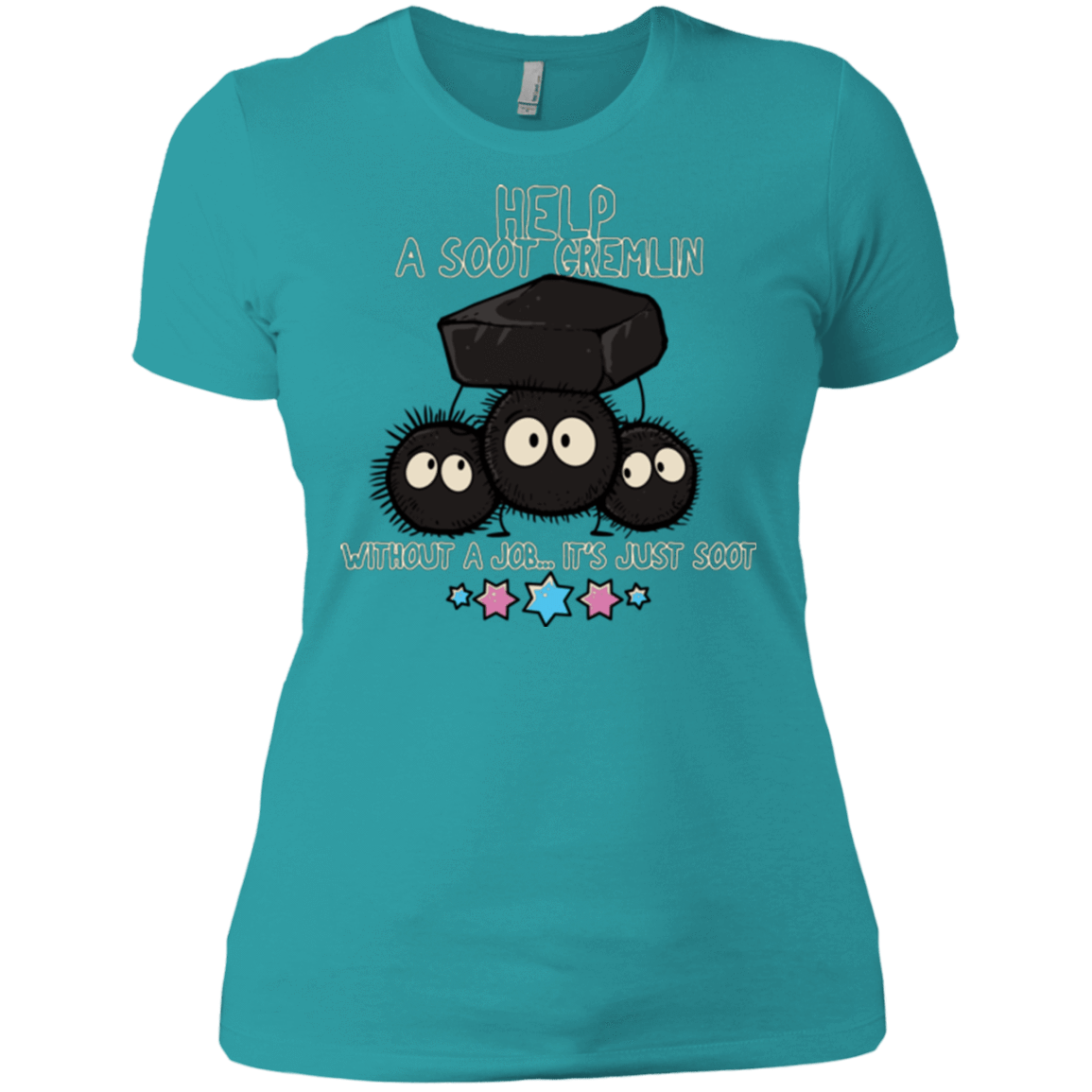 T-Shirts Tahiti Blue / X-Small HELP A SOOT GREMLIN Women's Premium T-Shirt
