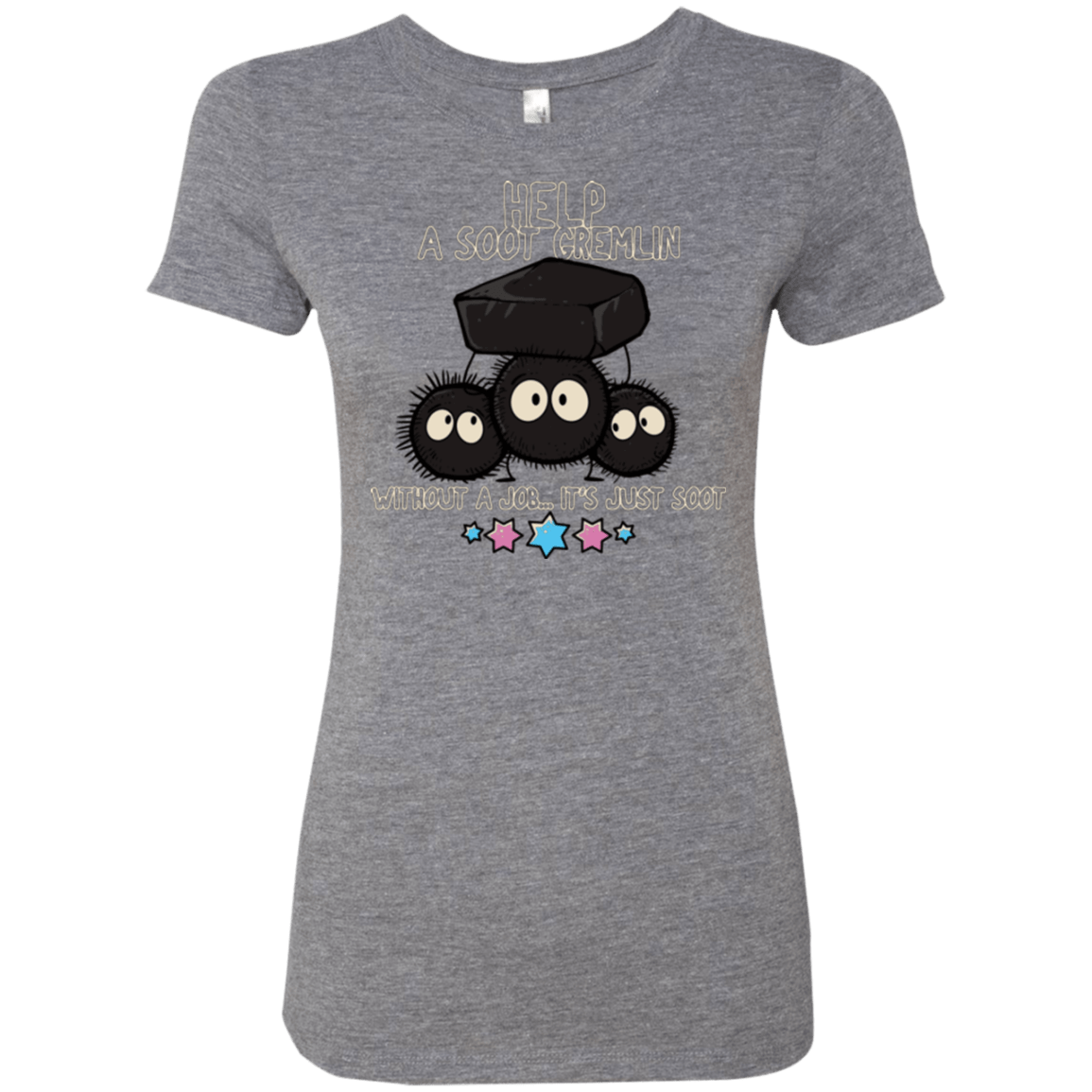 T-Shirts Premium Heather / Small HELP A SOOT GREMLIN Women's Triblend T-Shirt