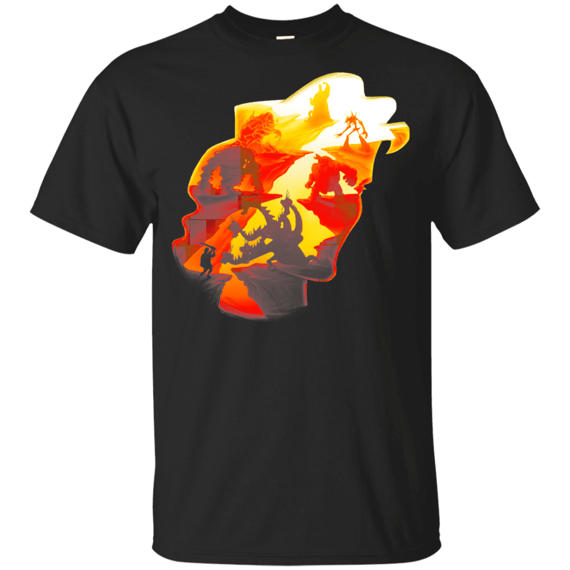 T-Shirts Black / YXS Hercules Silhouette Youth T-Shirt