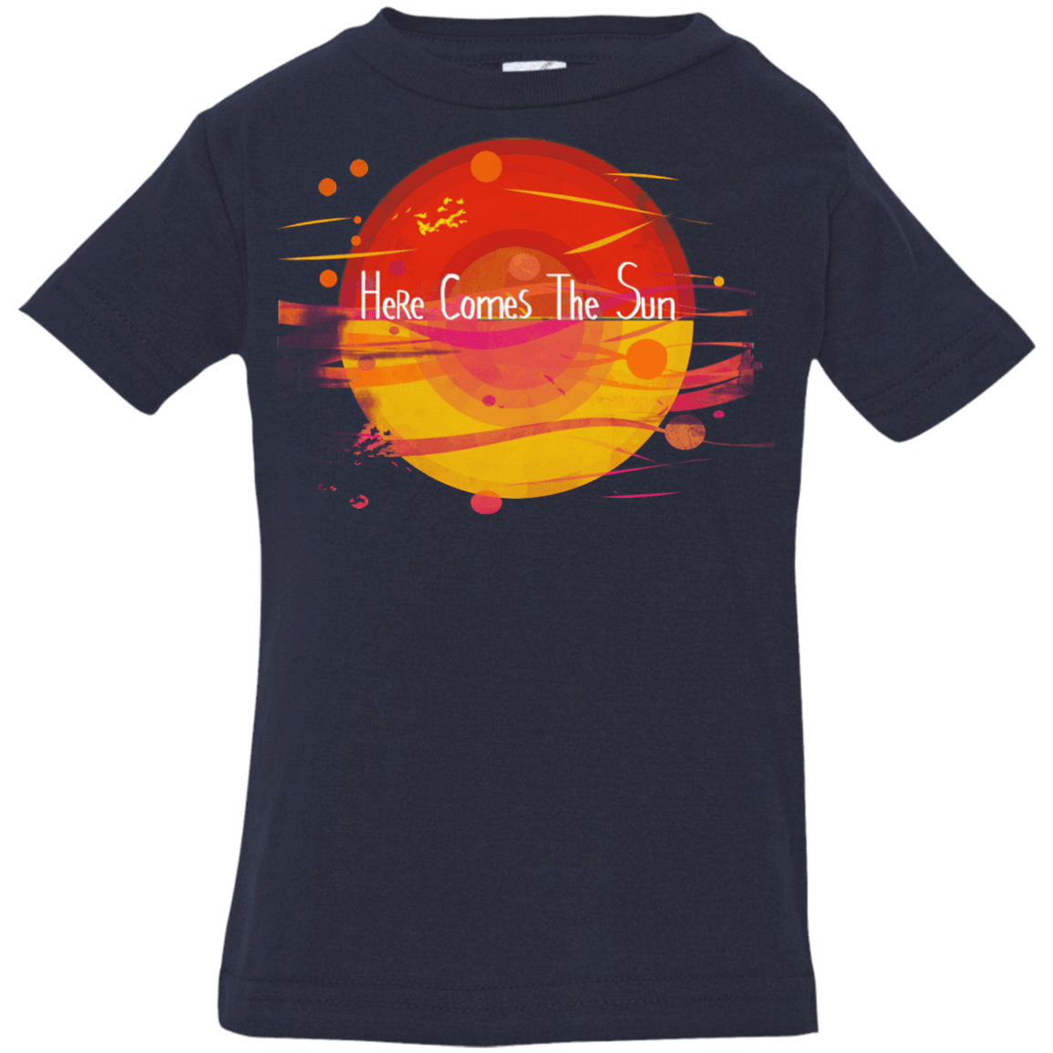 T-Shirts Navy / 6 Months Here Comes The Sun (1) Infant Premium T-Shirt
