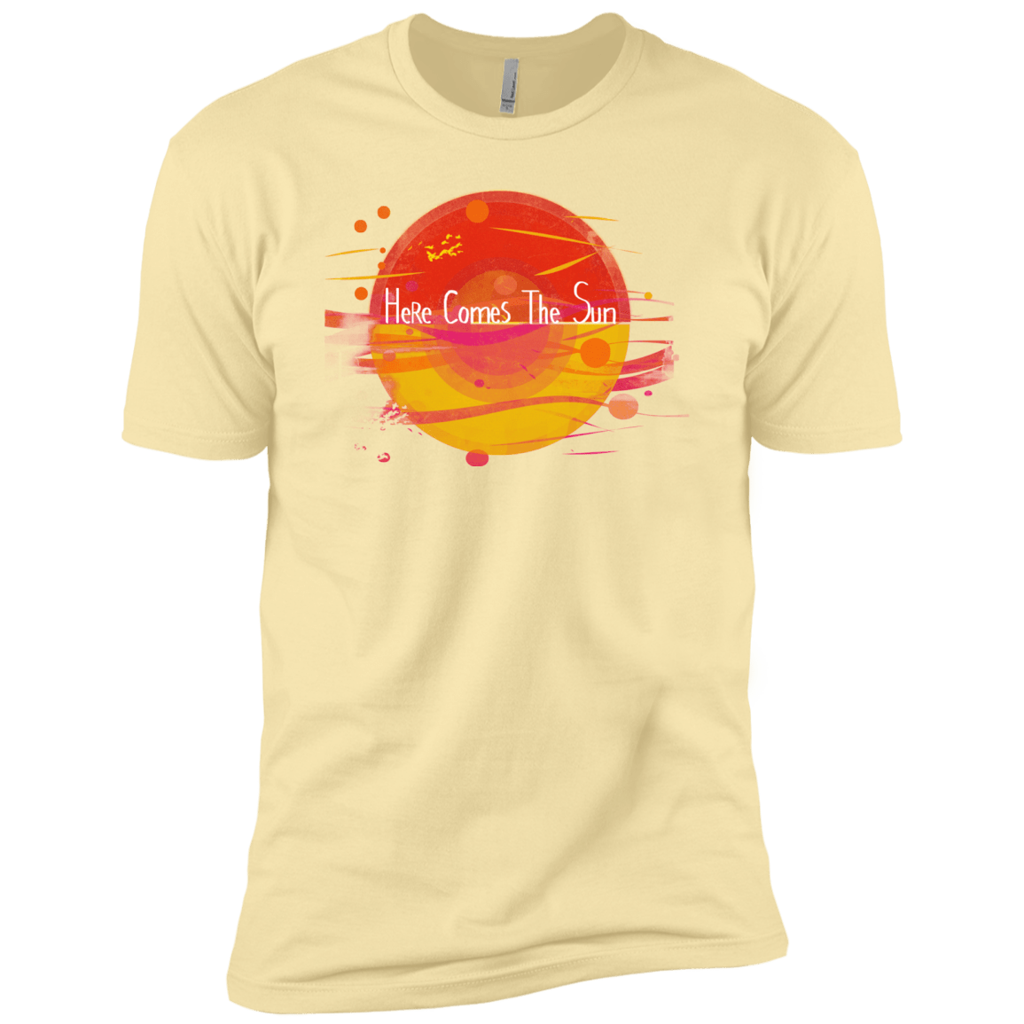 T-Shirts Banana Cream / X-Small Here Comes The Sun (1) Men's Premium T-Shirt