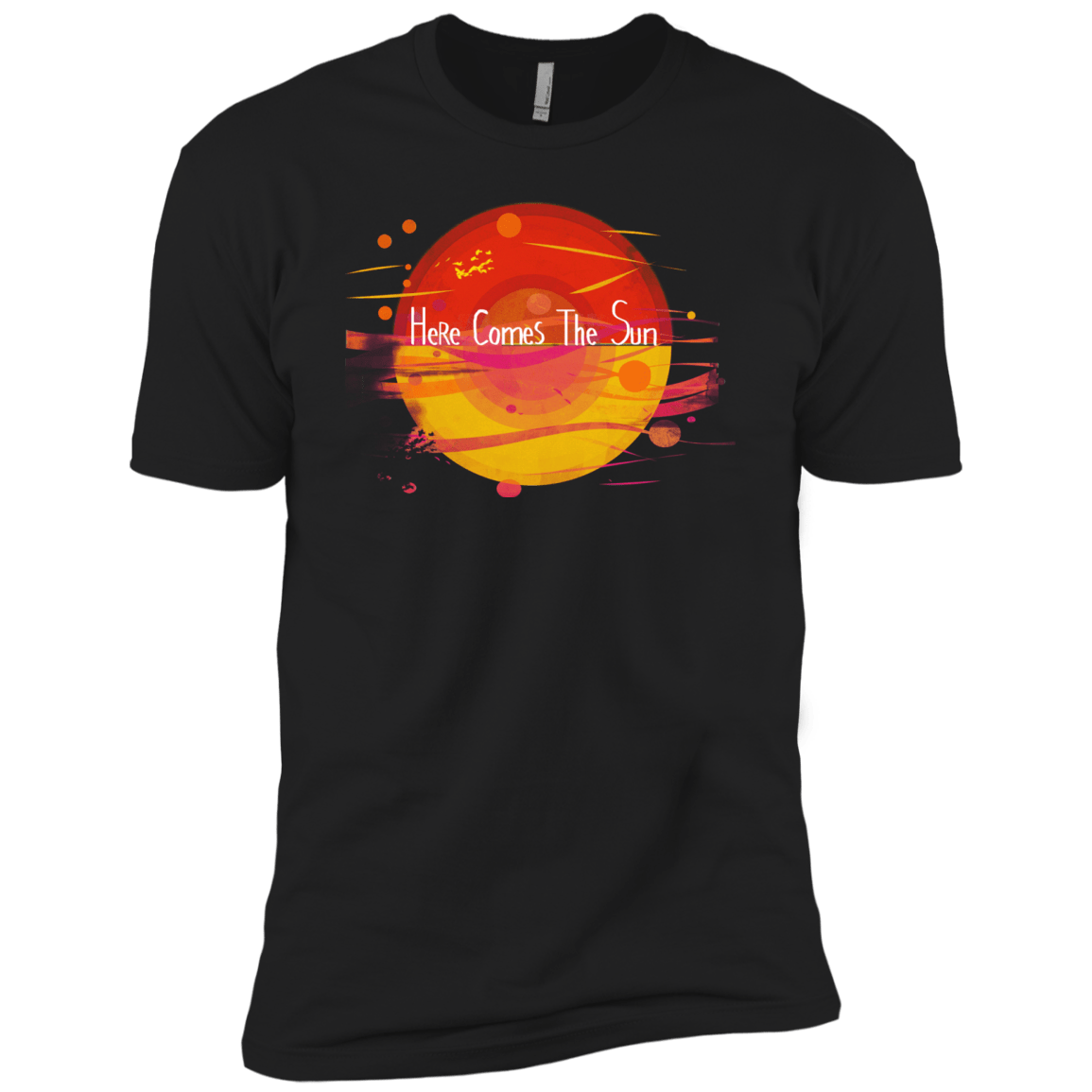 T-Shirts Black / X-Small Here Comes The Sun (1) Men's Premium T-Shirt