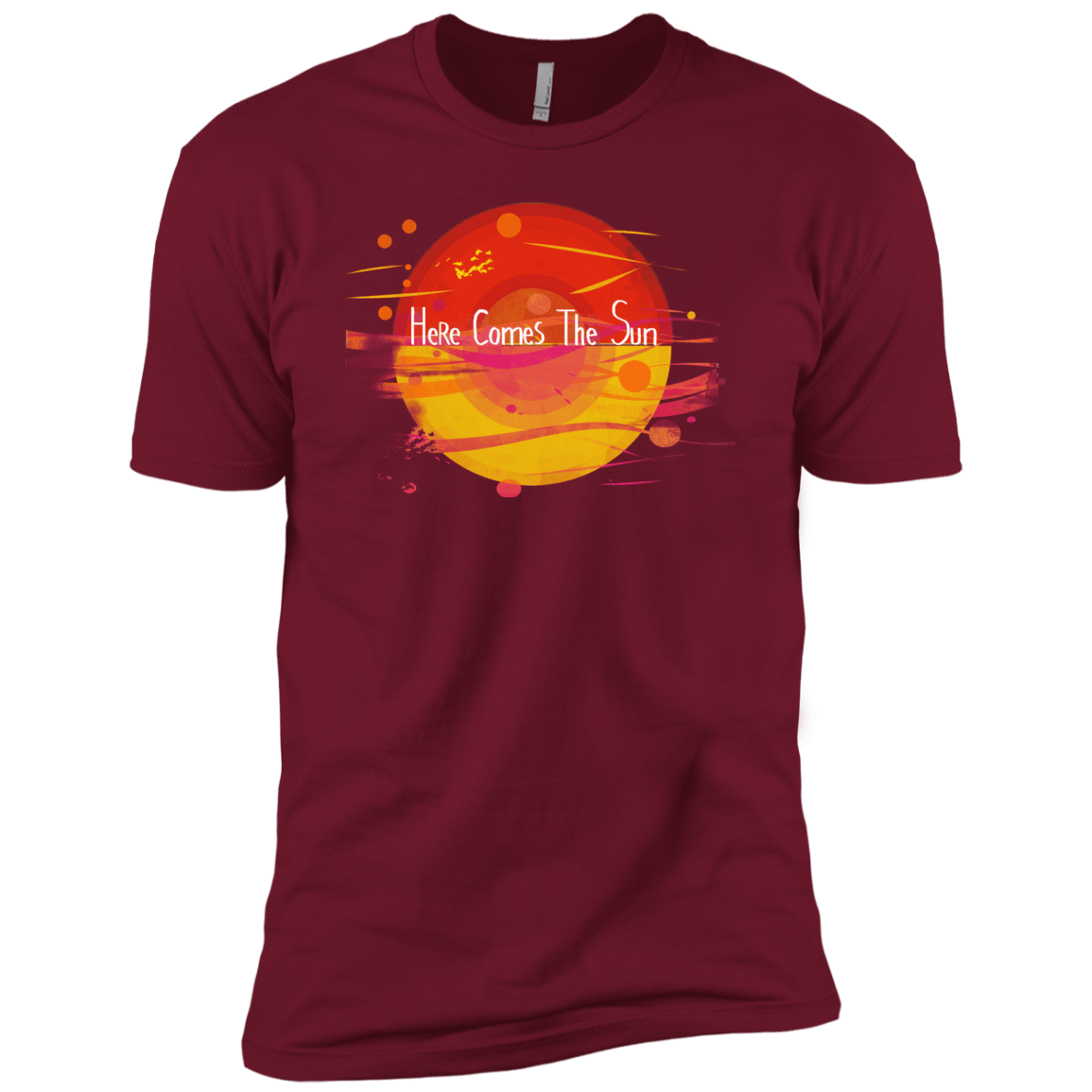 T-Shirts Cardinal / X-Small Here Comes The Sun (1) Men's Premium T-Shirt