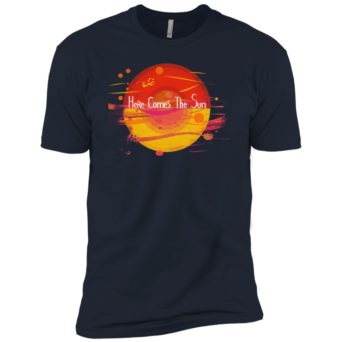 T-Shirts Midnight Navy / X-Small Here Comes The Sun (1) Men's Premium T-Shirt