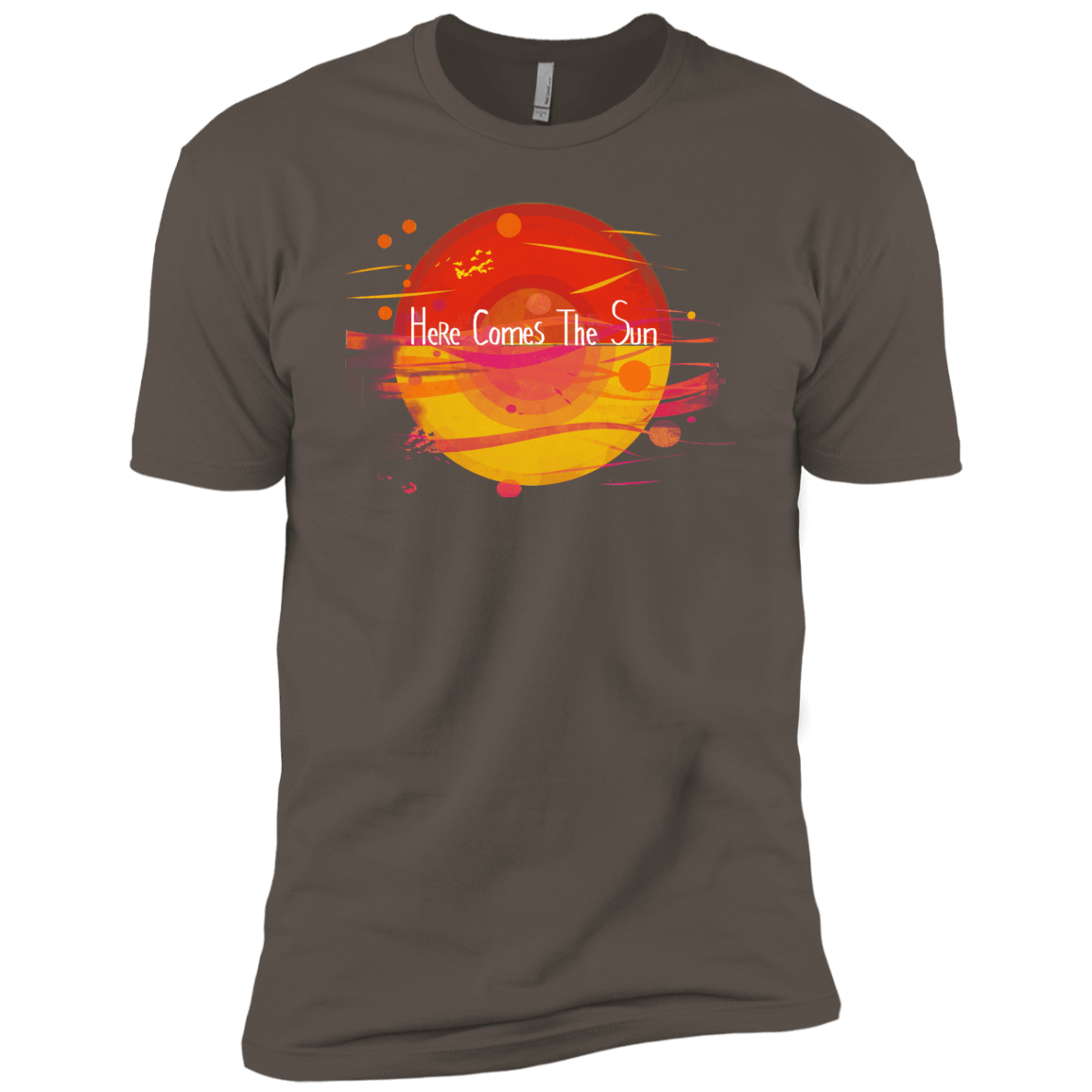 T-Shirts Warm Grey / X-Small Here Comes The Sun (1) Men's Premium T-Shirt