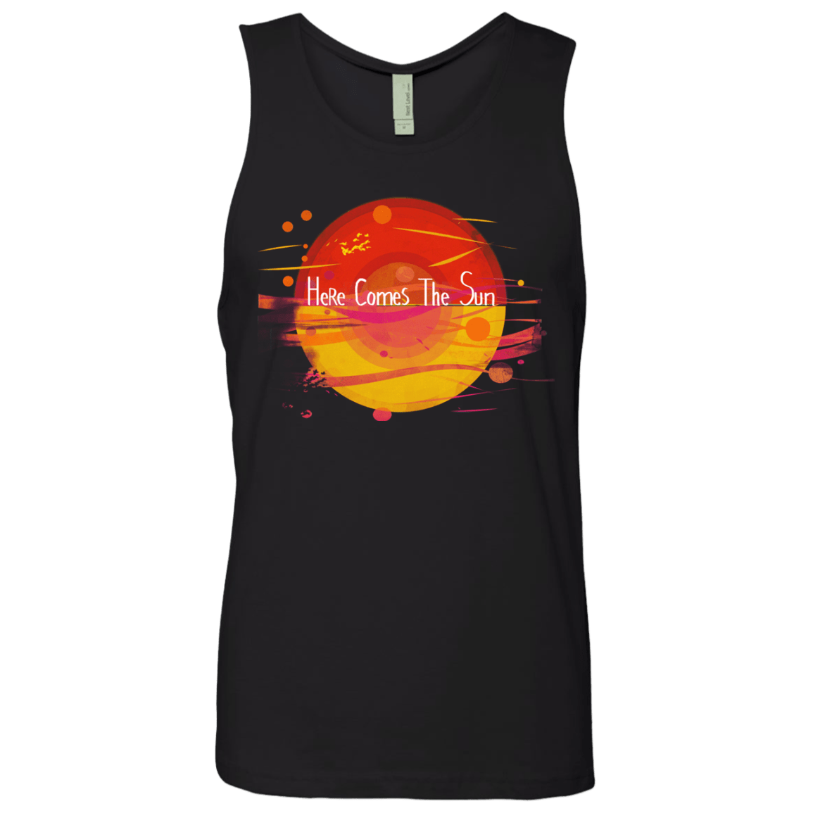 T-Shirts Black / S Here Comes The Sun (1) Men's Premium Tank Top