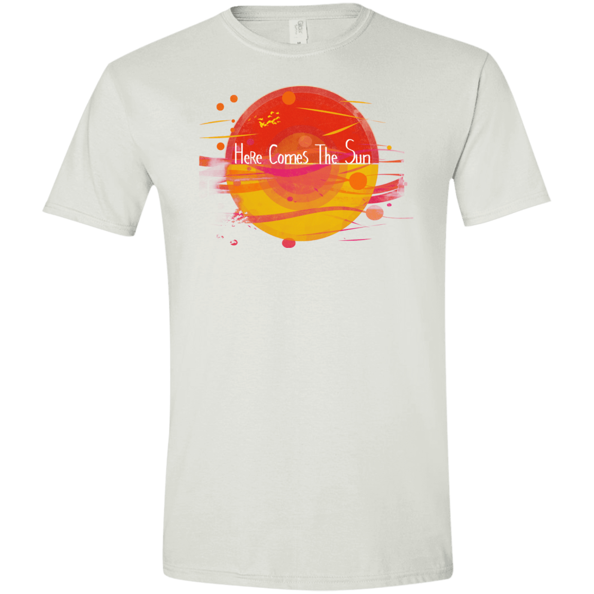 T-Shirts White / X-Small Here Comes The Sun (1) Men's Semi-Fitted Softstyle