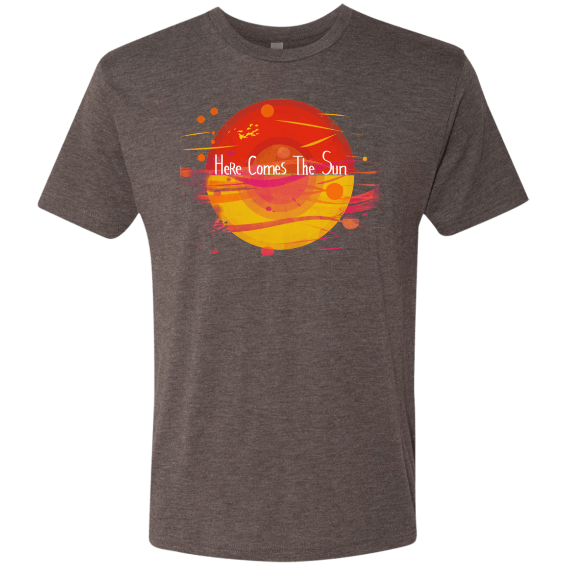 T-Shirts Macchiato / S Here Comes The Sun (1) Men's Triblend T-Shirt