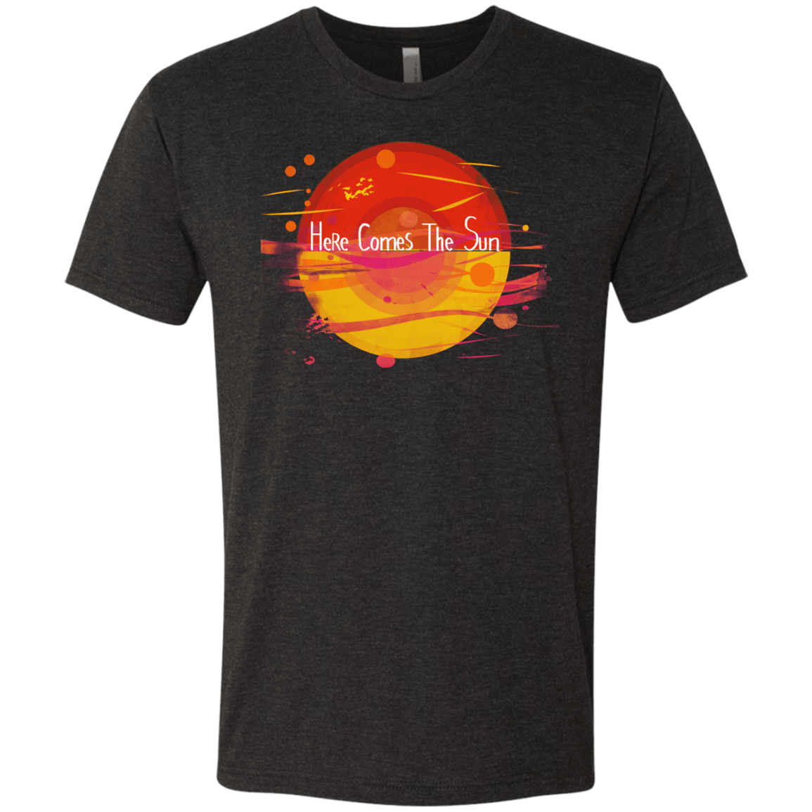 T-Shirts Vintage Black / S Here Comes The Sun (1) Men's Triblend T-Shirt