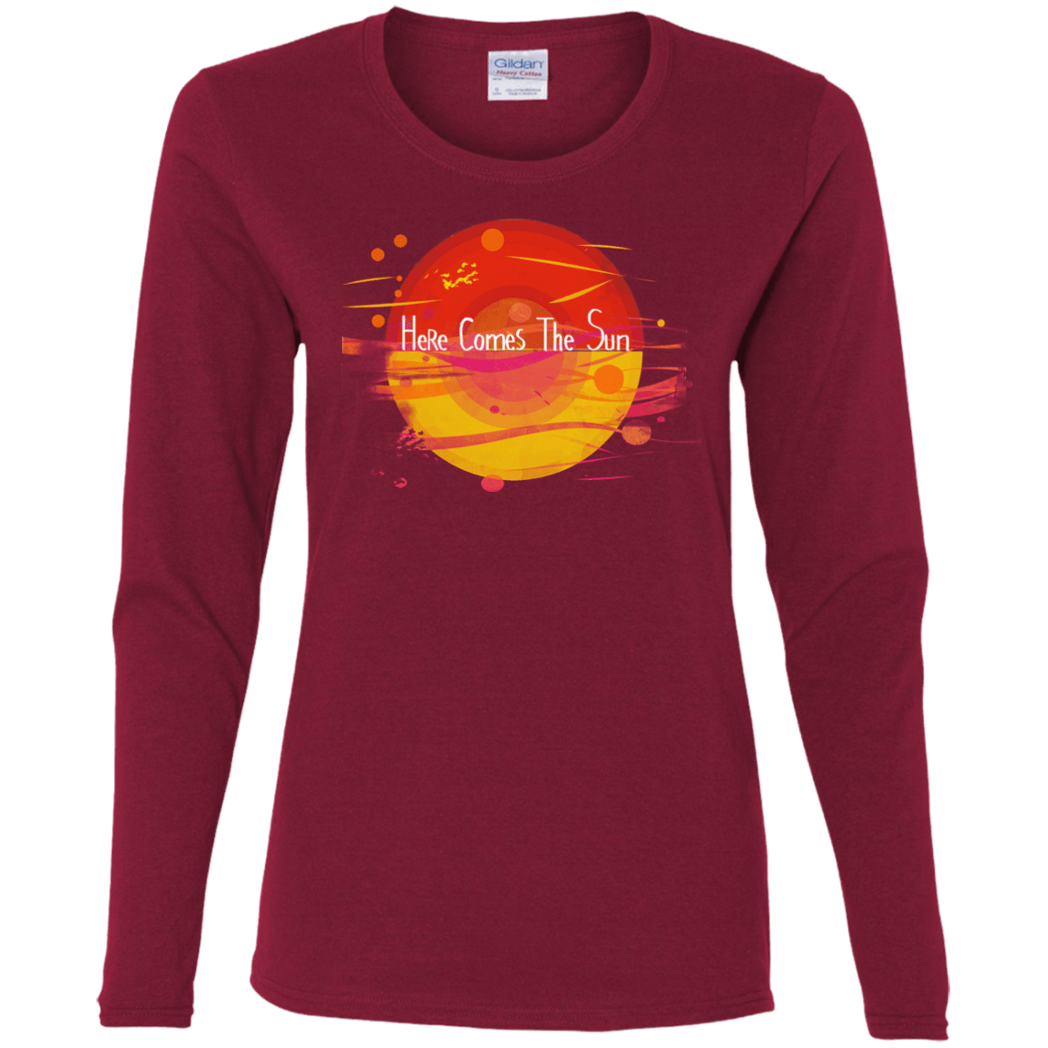 T-Shirts Cardinal / S Here Comes The Sun (1) Women's Long Sleeve T-Shirt