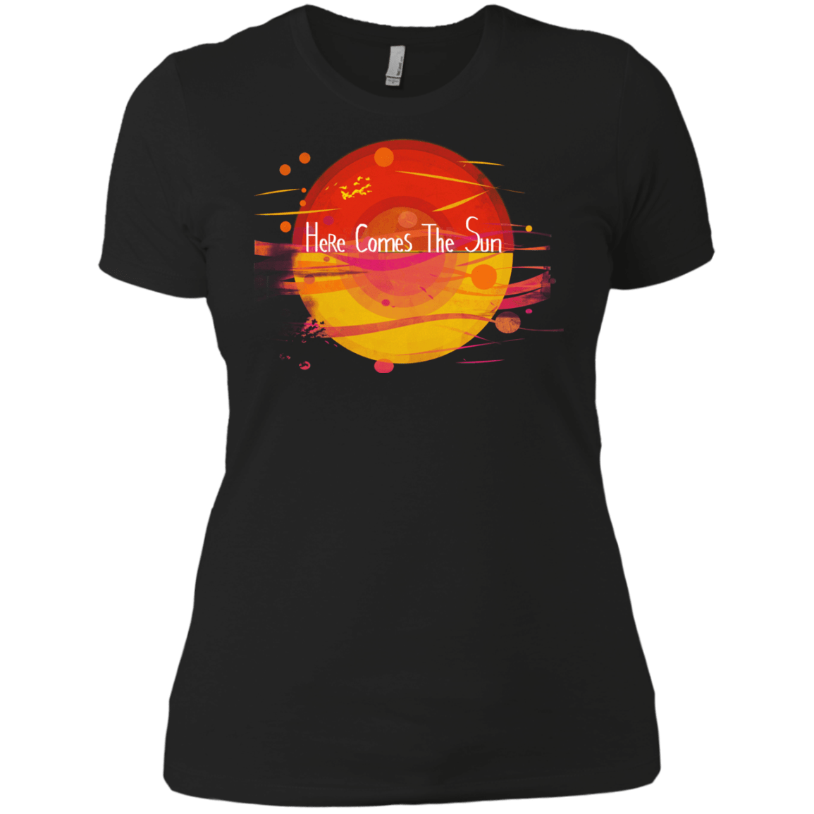 T-Shirts Black / X-Small Here Comes The Sun (1) Women's Premium T-Shirt