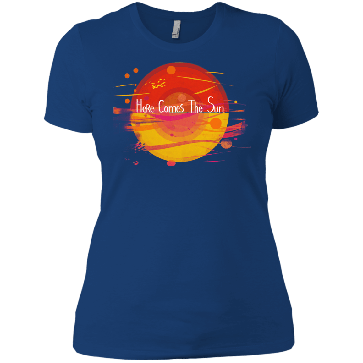 T-Shirts Royal / X-Small Here Comes The Sun (1) Women's Premium T-Shirt