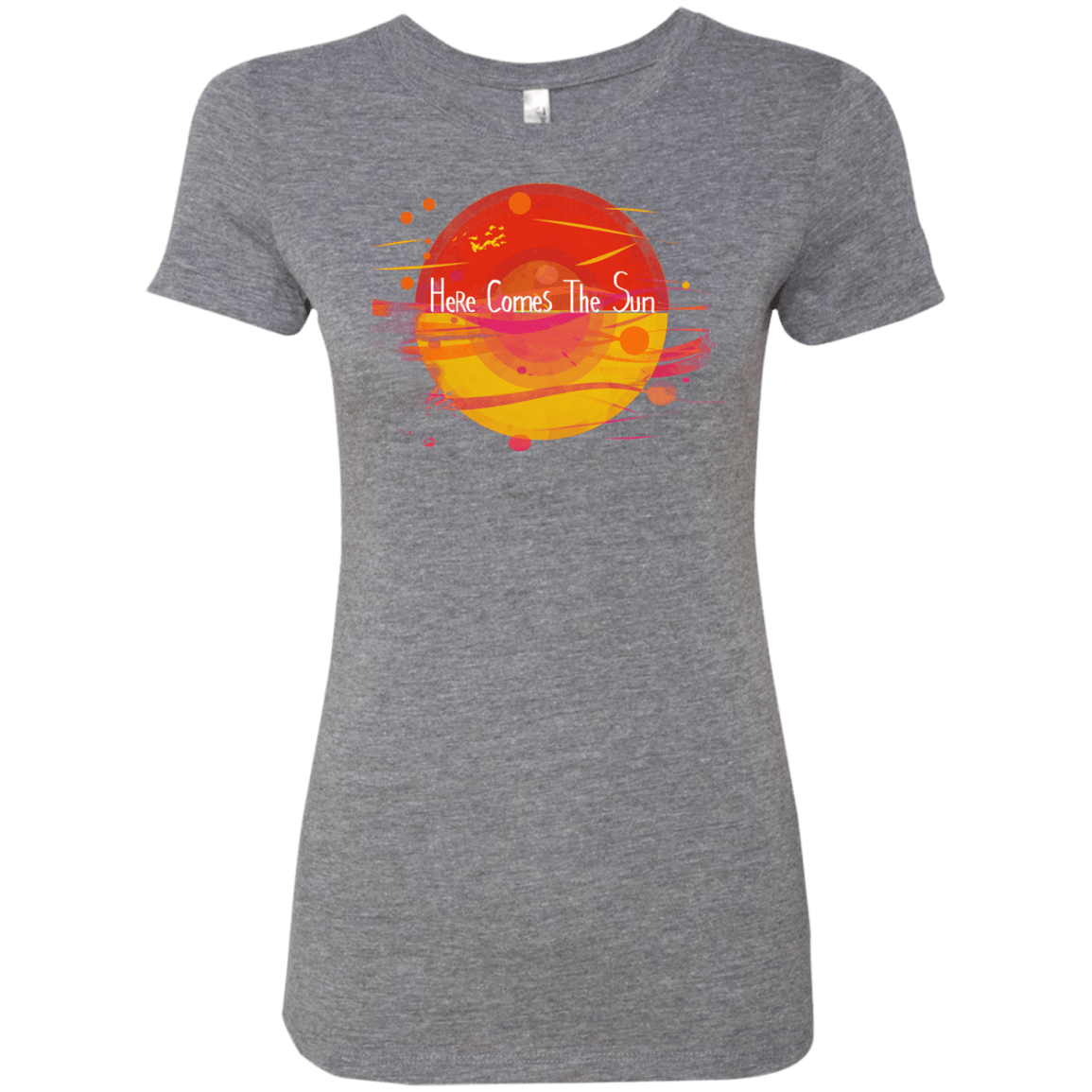 T-Shirts Premium Heather / S Here Comes The Sun (1) Women's Triblend T-Shirt