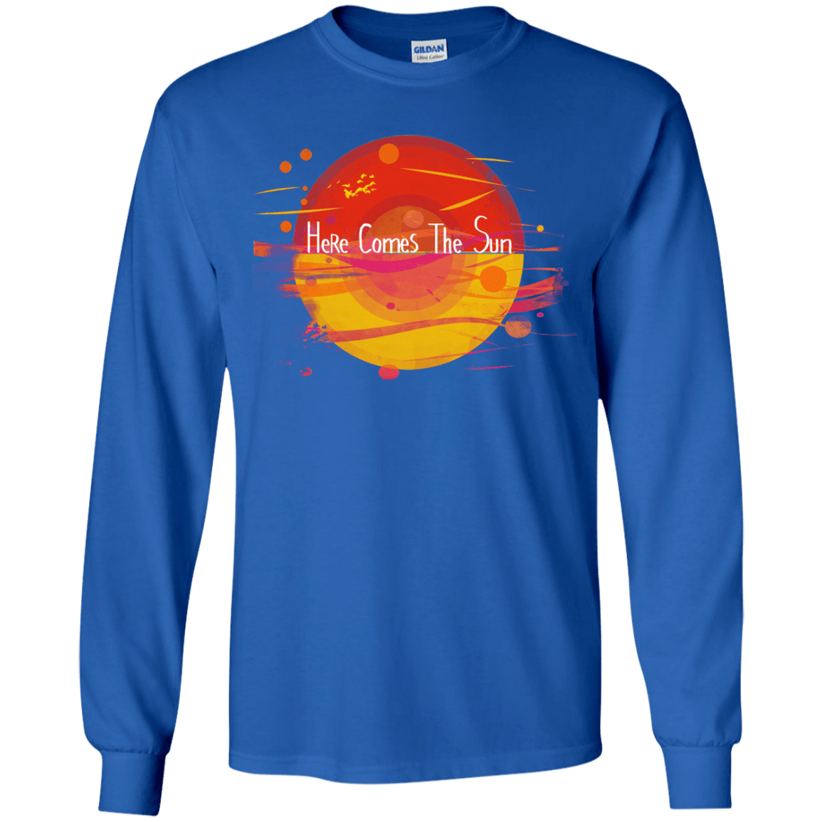 T-Shirts Royal / YS Here Comes The Sun (1) Youth Long Sleeve T-Shirt