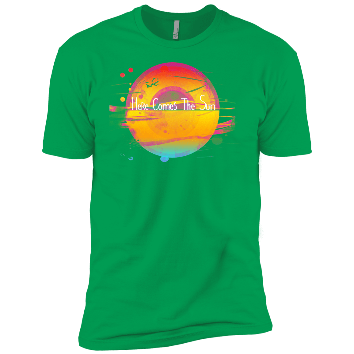 T-Shirts Kelly Green / YXS Here Comes The Sun (2) Boys Premium T-Shirt