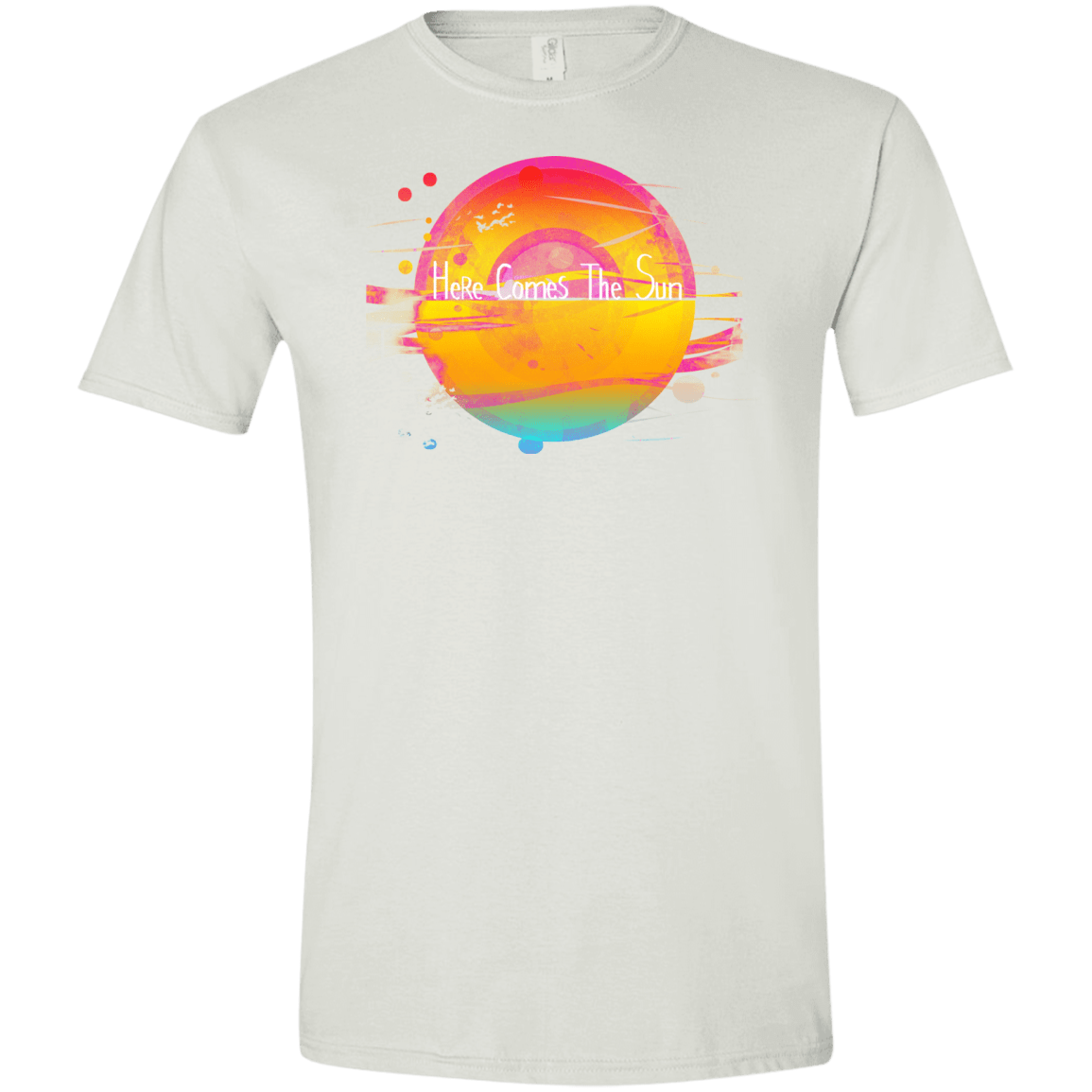 T-Shirts White / X-Small Here Comes The Sun (2) Men's Semi-Fitted Softstyle