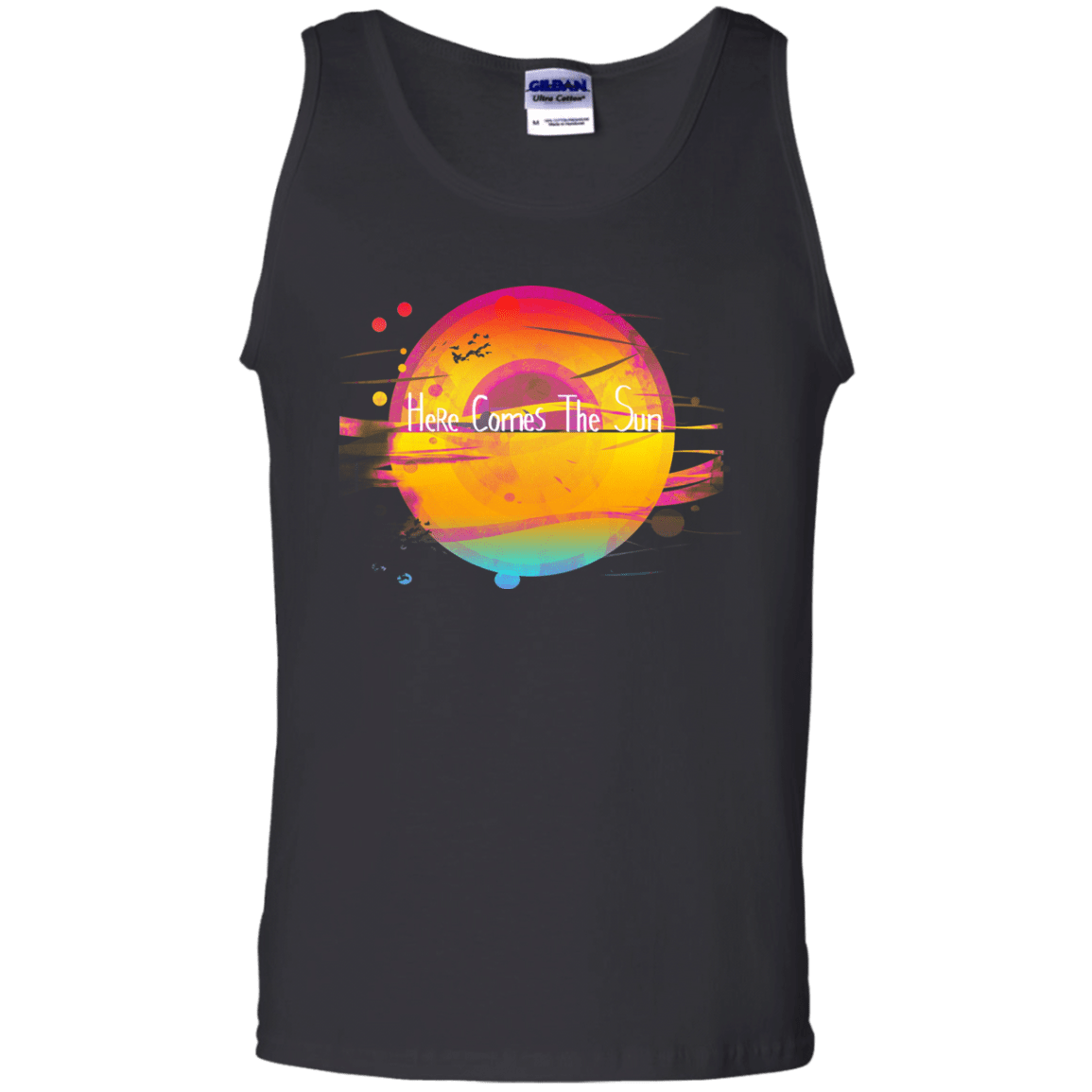 T-Shirts Black / S Here Comes The Sun (2) Men's Tank Top