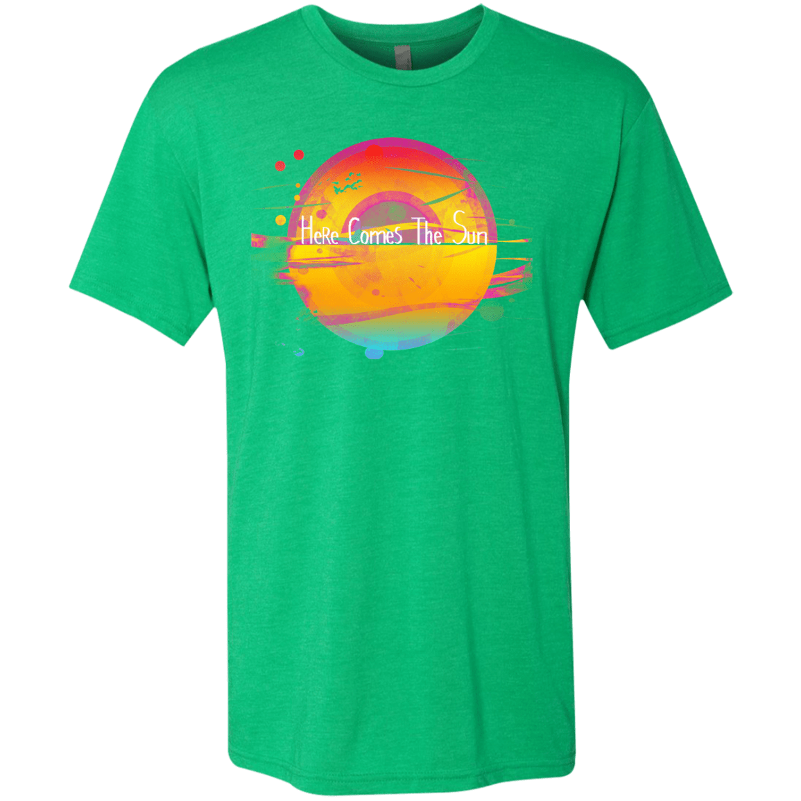 T-Shirts Envy / S Here Comes The Sun (2) Men's Triblend T-Shirt