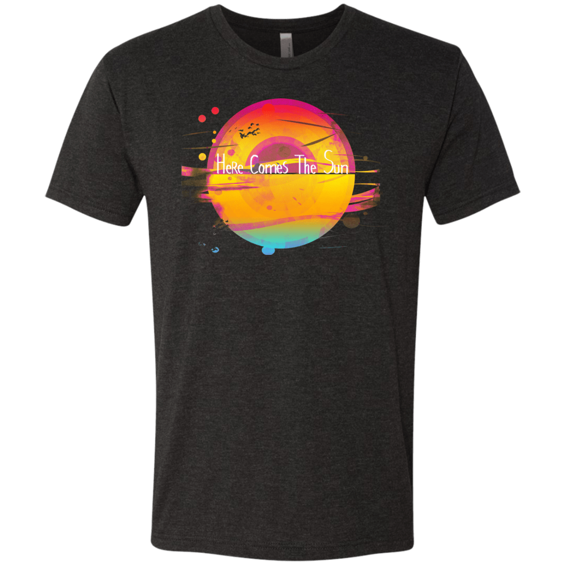 T-Shirts Vintage Black / S Here Comes The Sun (2) Men's Triblend T-Shirt
