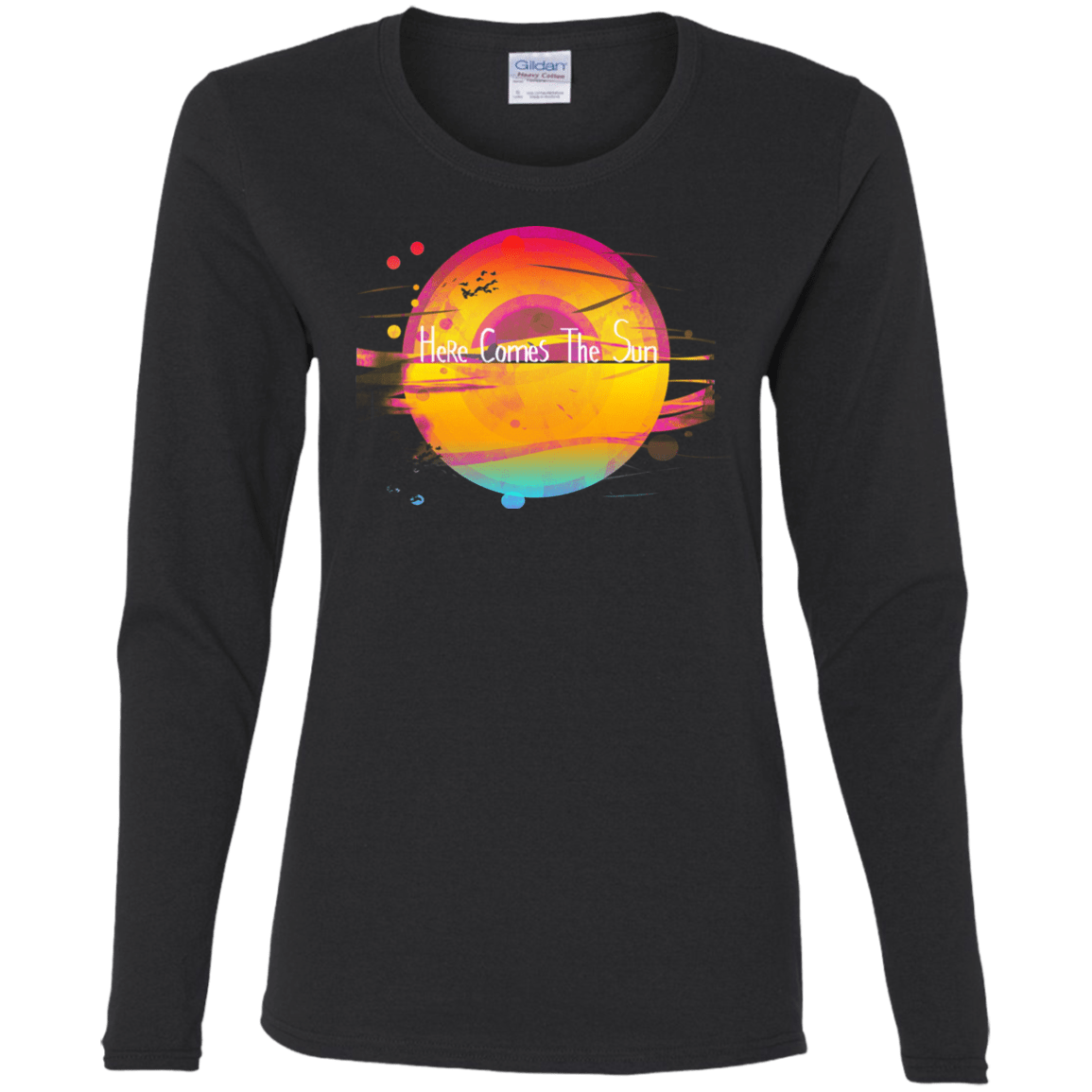 T-Shirts Black / S Here Comes The Sun (2) Women's Long Sleeve T-Shirt
