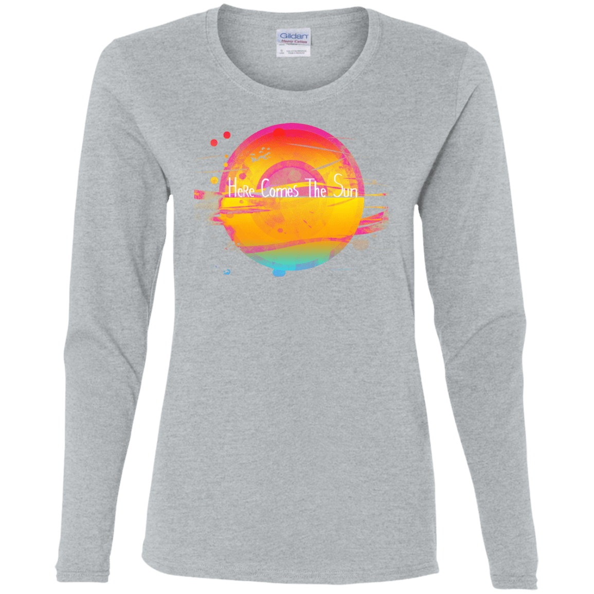 T-Shirts Sport Grey / S Here Comes The Sun (2) Women's Long Sleeve T-Shirt
