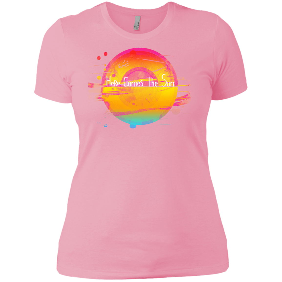 T-Shirts Light Pink / X-Small Here Comes The Sun (2) Women's Premium T-Shirt