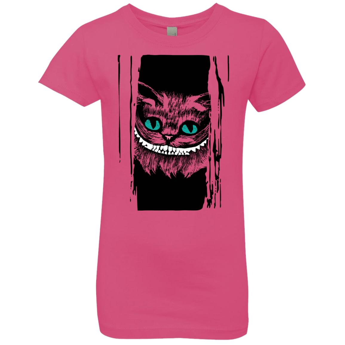 T-Shirts Hot Pink / YXS Here's Cheshire Girls Premium T-Shirt