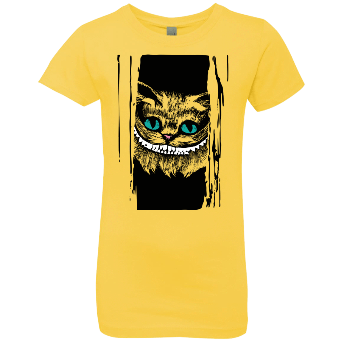 T-Shirts Vibrant Yellow / YXS Here's Cheshire Girls Premium T-Shirt