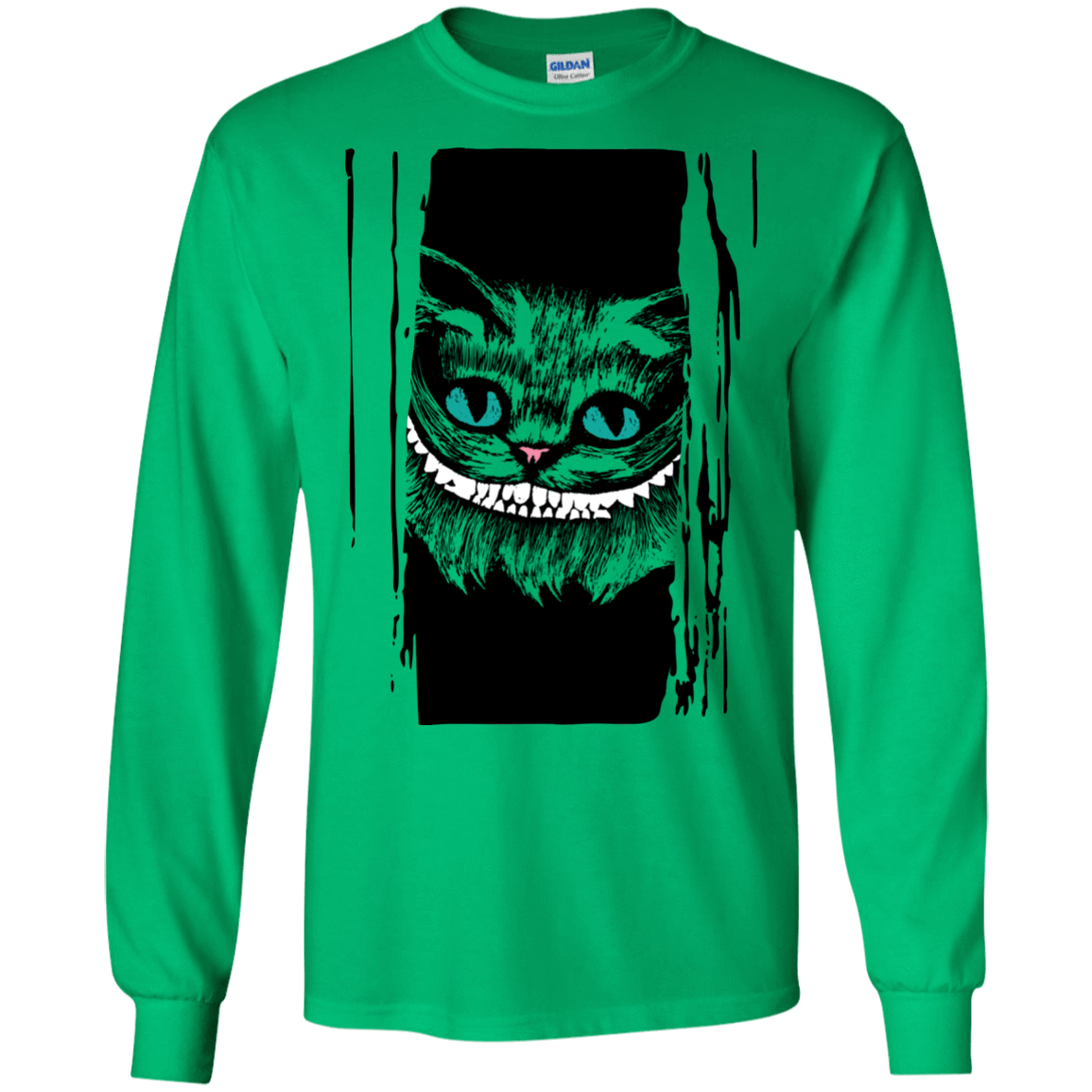 T-Shirts Irish Green / S Here's Cheshire Men's Long Sleeve T-Shirt