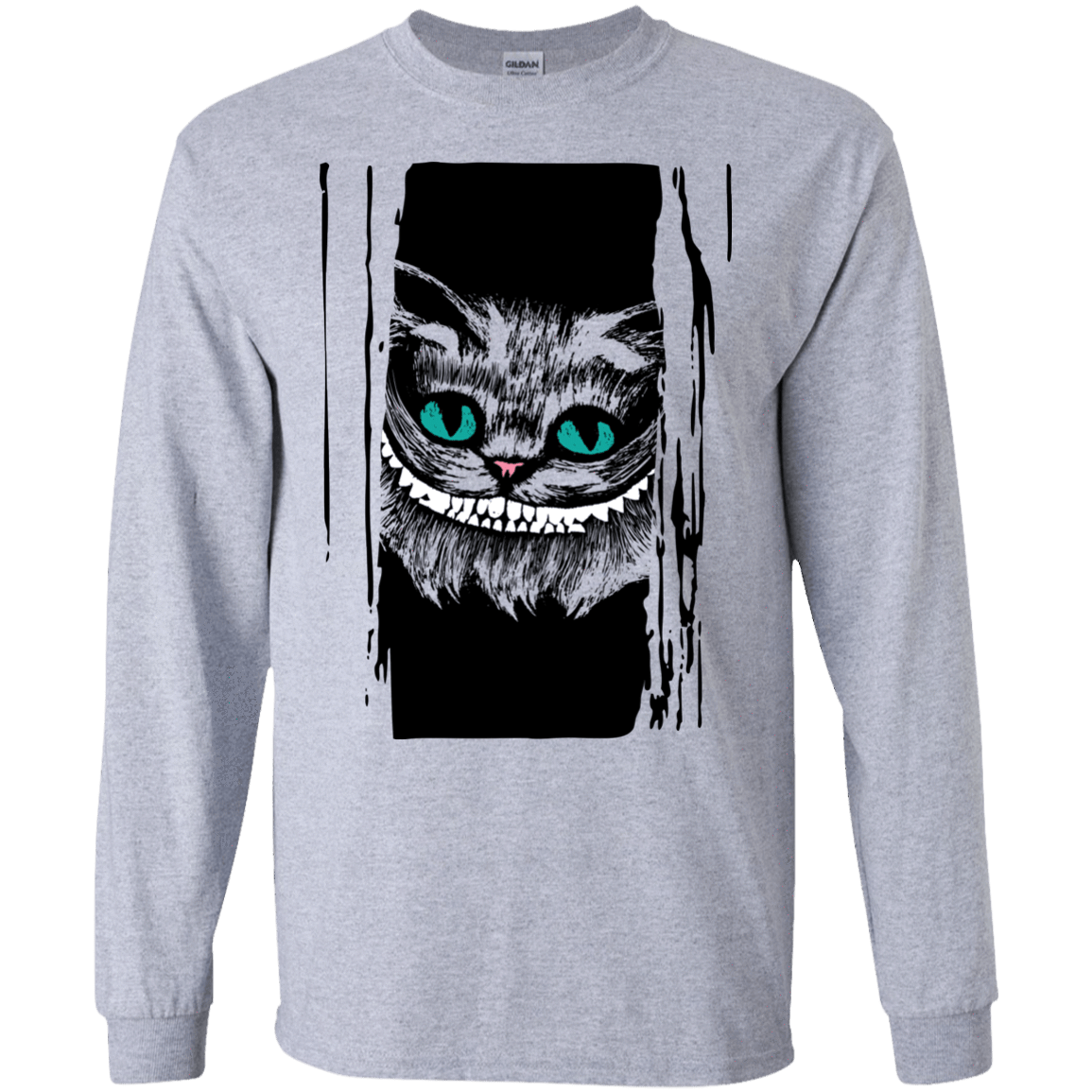 T-Shirts Sport Grey / S Here's Cheshire Men's Long Sleeve T-Shirt