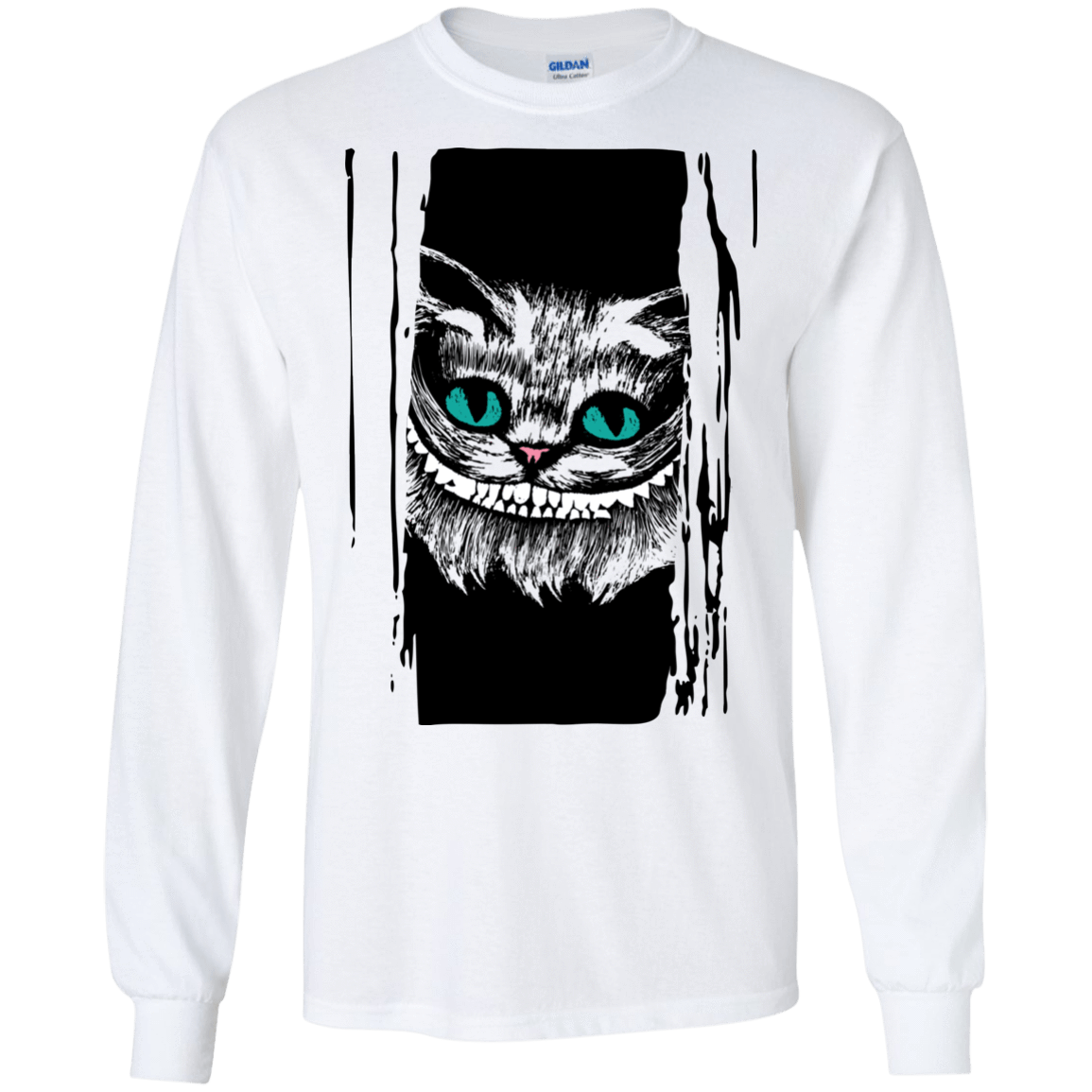 T-Shirts White / S Here's Cheshire Men's Long Sleeve T-Shirt