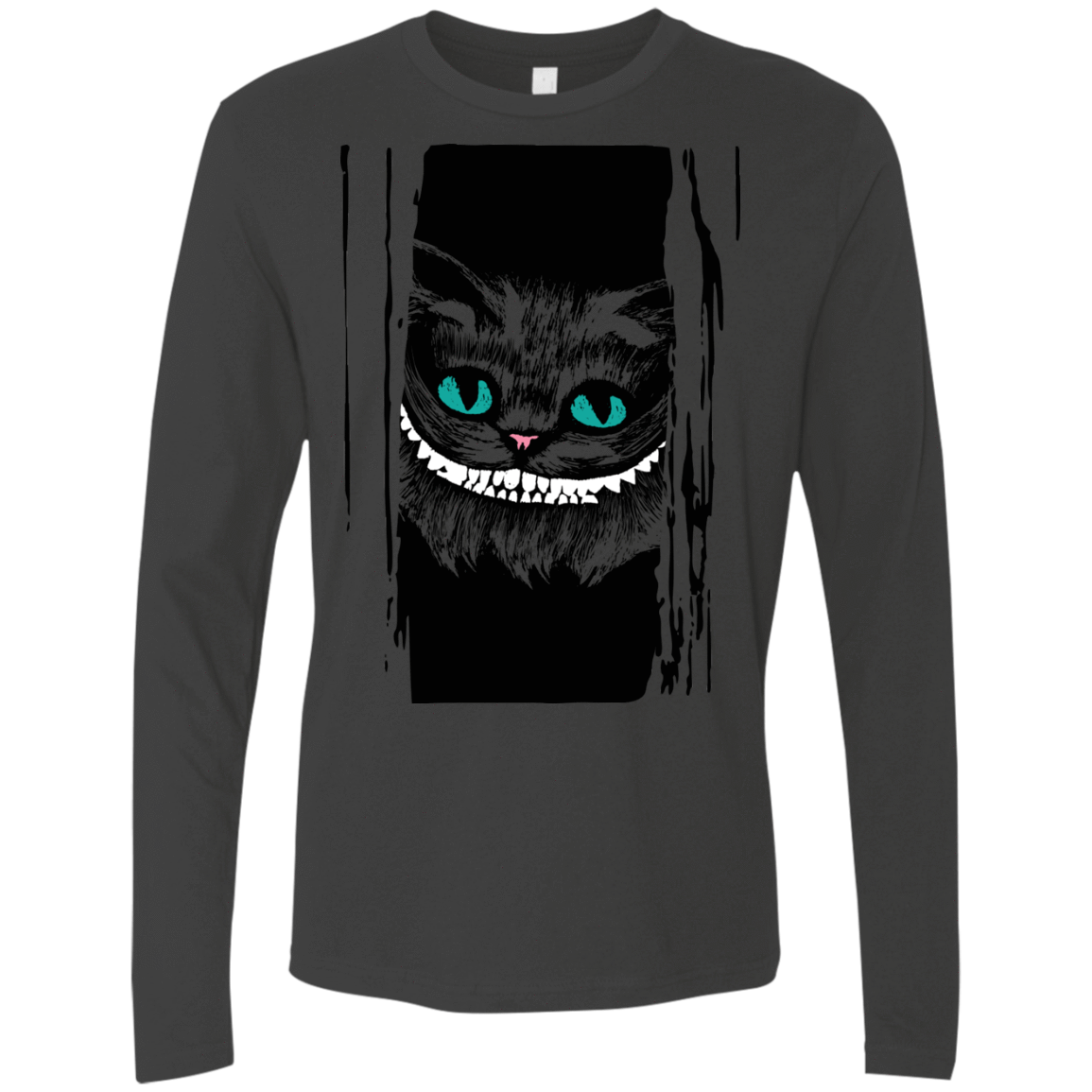 T-Shirts Heavy Metal / S Here's Cheshire Men's Premium Long Sleeve