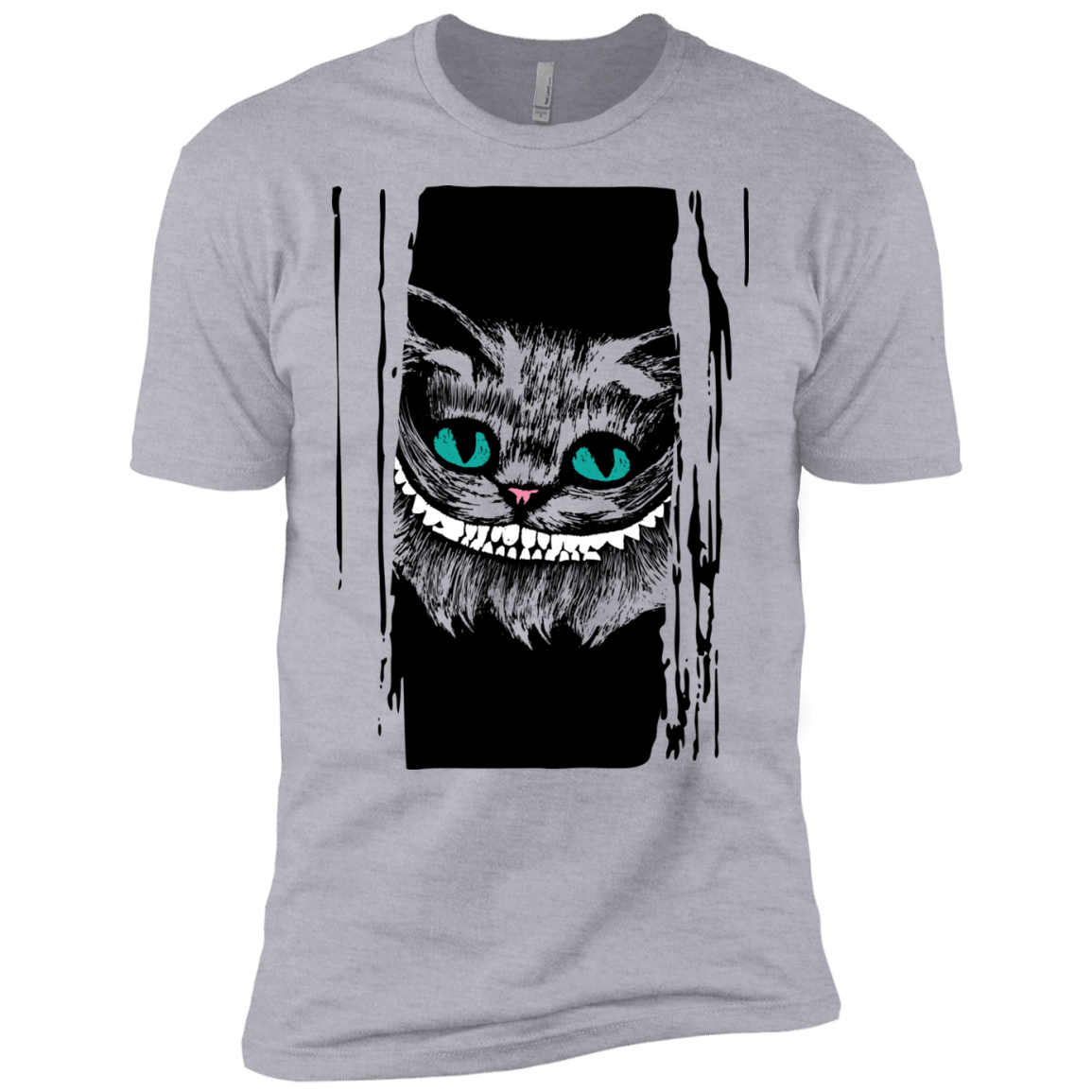 T-Shirts Heather Grey / X-Small Here's Cheshire Men's Premium T-Shirt