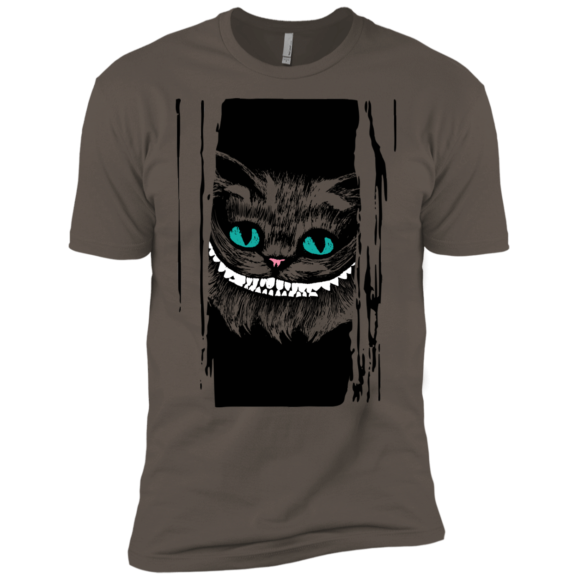 T-Shirts Warm Grey / X-Small Here's Cheshire Men's Premium T-Shirt