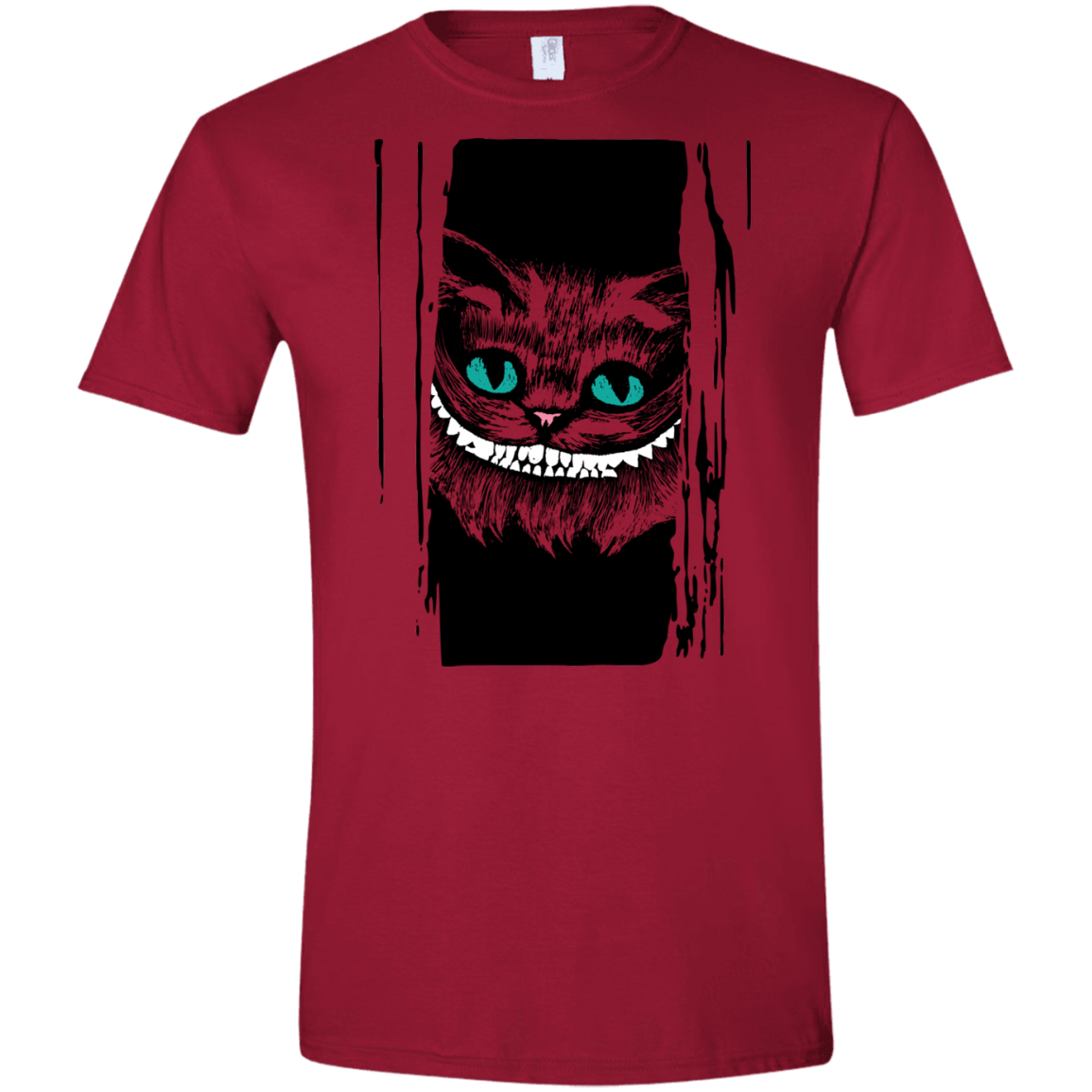 T-Shirts Cardinal Red / S Here's Cheshire Men's Semi-Fitted Softstyle