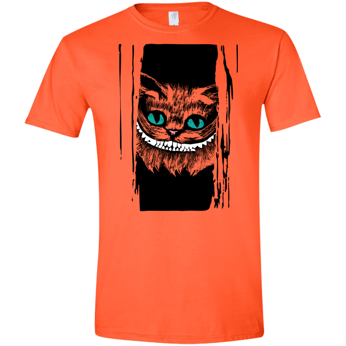 T-Shirts Orange / S Here's Cheshire Men's Semi-Fitted Softstyle