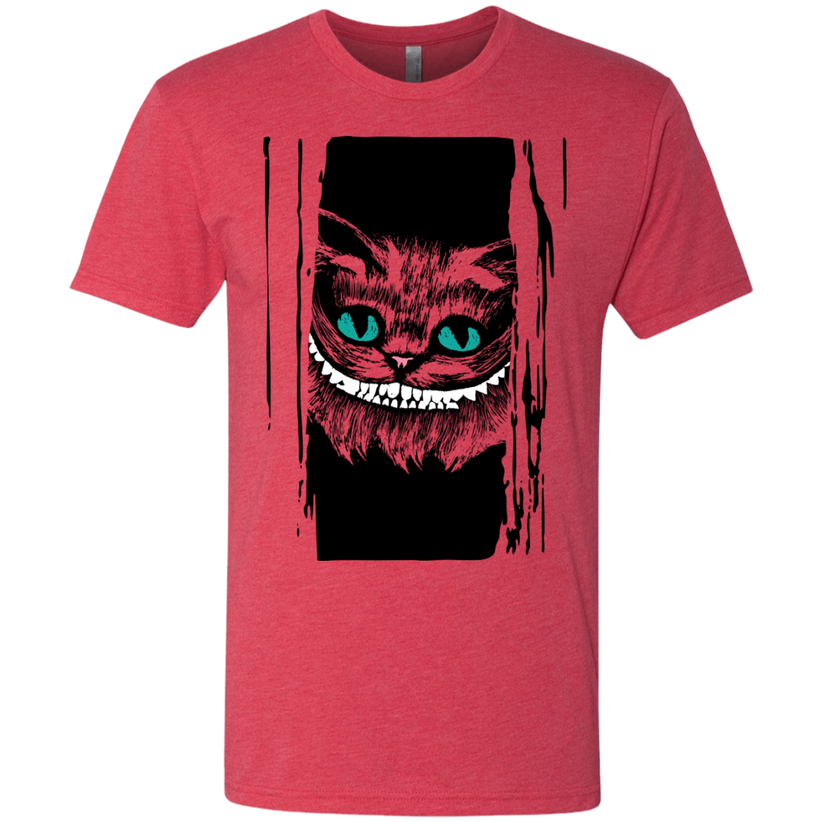 T-Shirts Vintage Red / S Here's Cheshire Men's Triblend T-Shirt