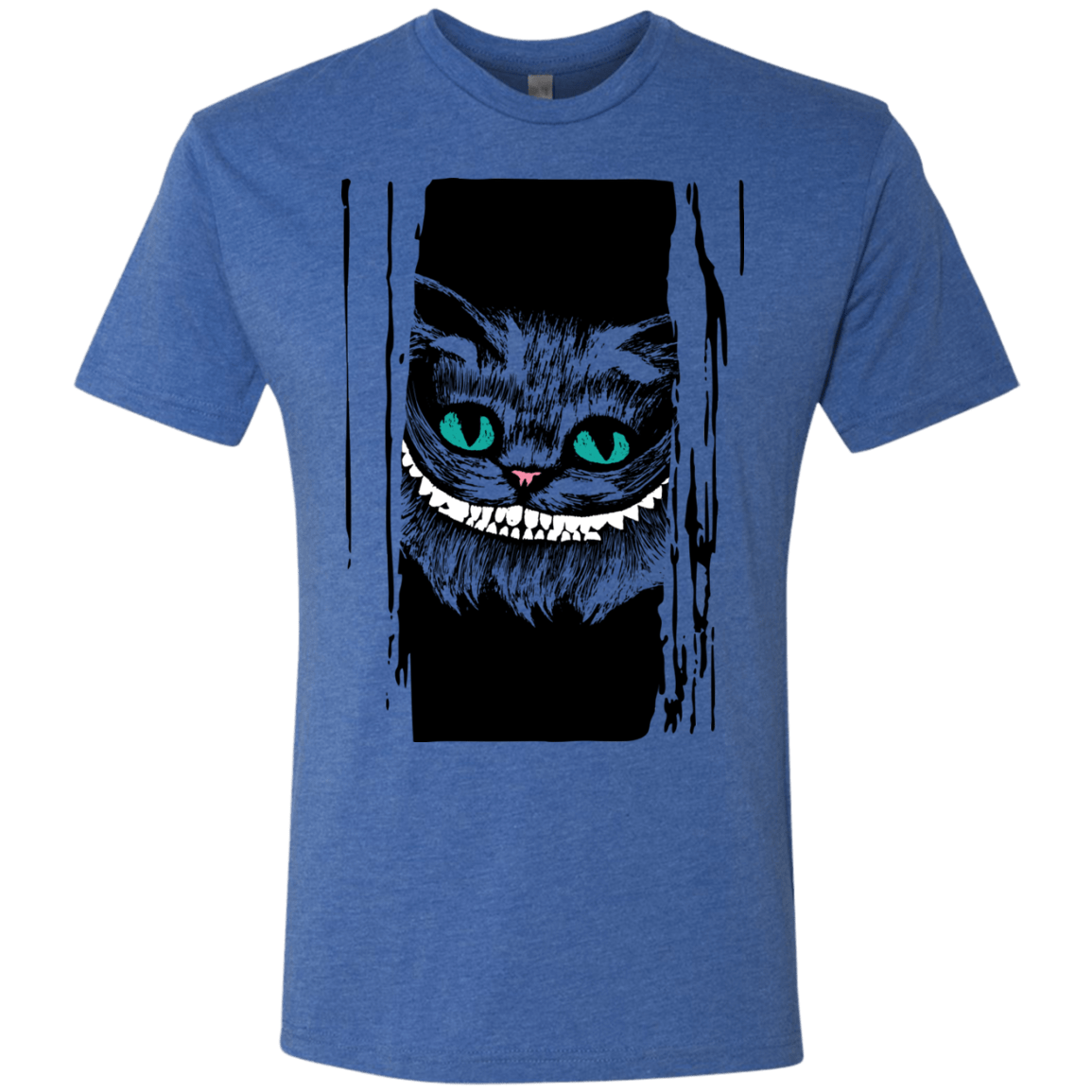 T-Shirts Vintage Royal / S Here's Cheshire Men's Triblend T-Shirt