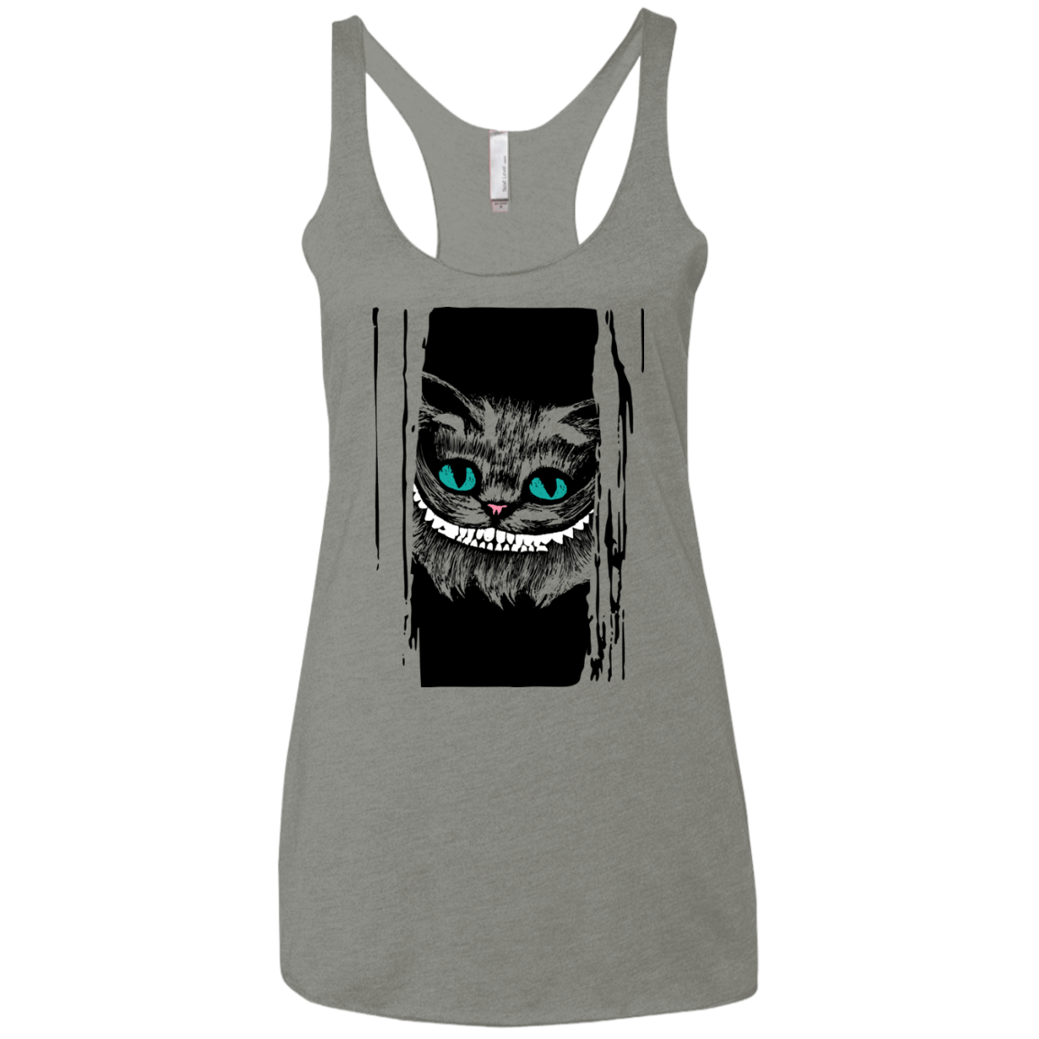 T-Shirts Venetian Grey / X-Small Here's Cheshire Women's Triblend Racerback Tank