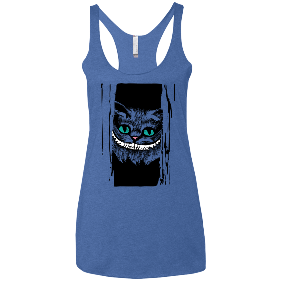 T-Shirts Vintage Royal / X-Small Here's Cheshire Women's Triblend Racerback Tank