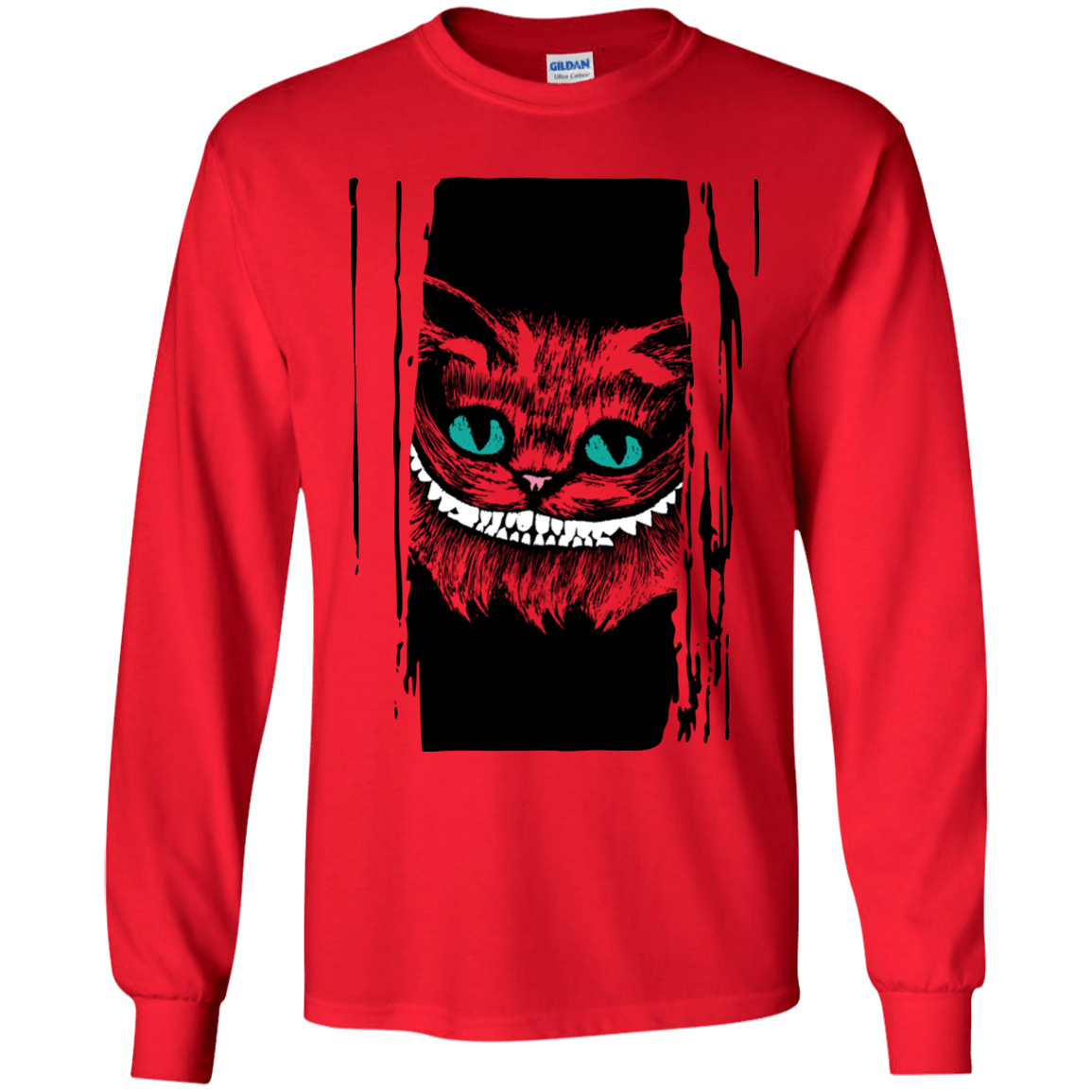 T-Shirts Red / YS Here's Cheshire Youth Long Sleeve T-Shirt