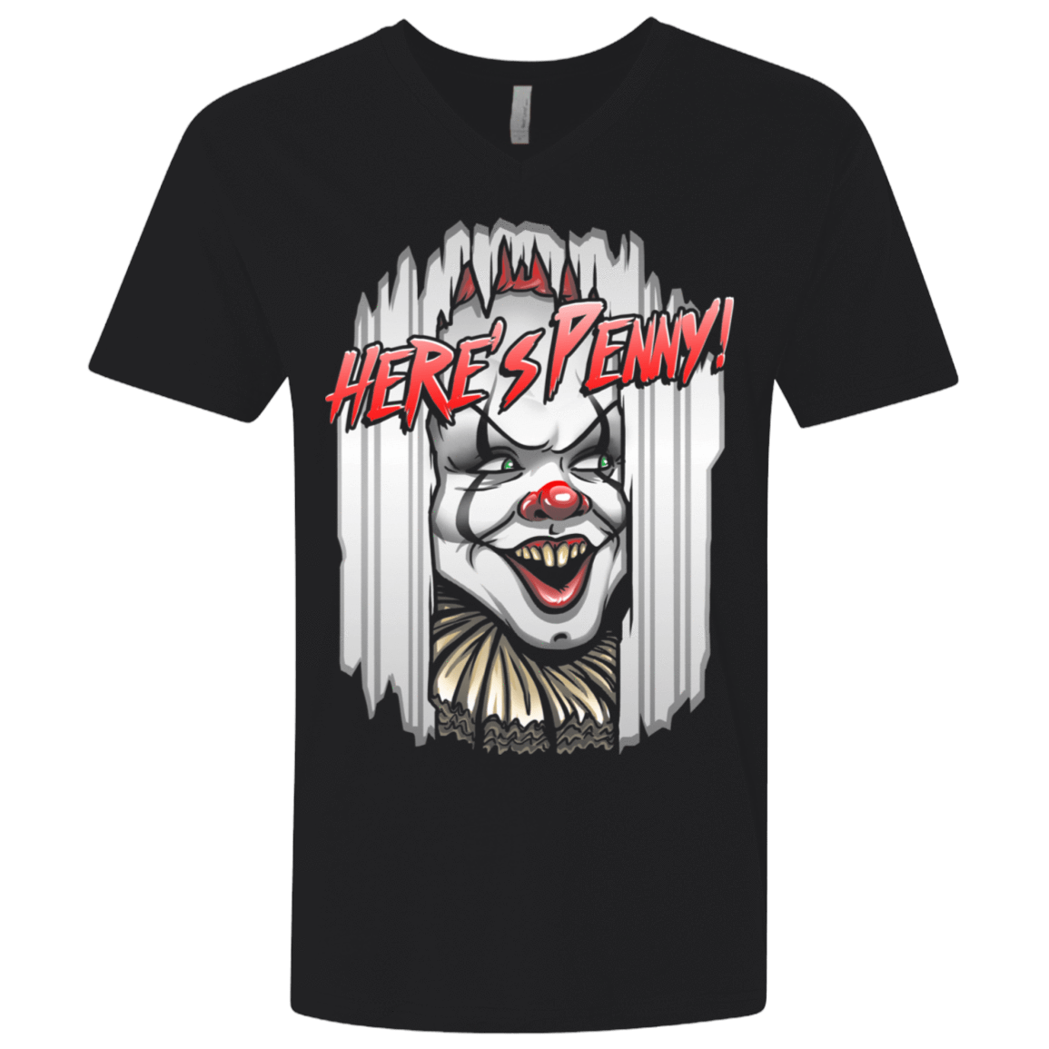 T-Shirts Black / X-Small Heres Penny Men's Premium V-Neck