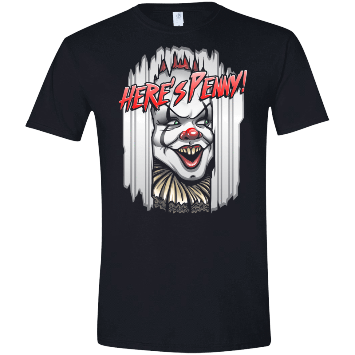 T-Shirts Black / S Heres Penny Men's Semi-Fitted Softstyle