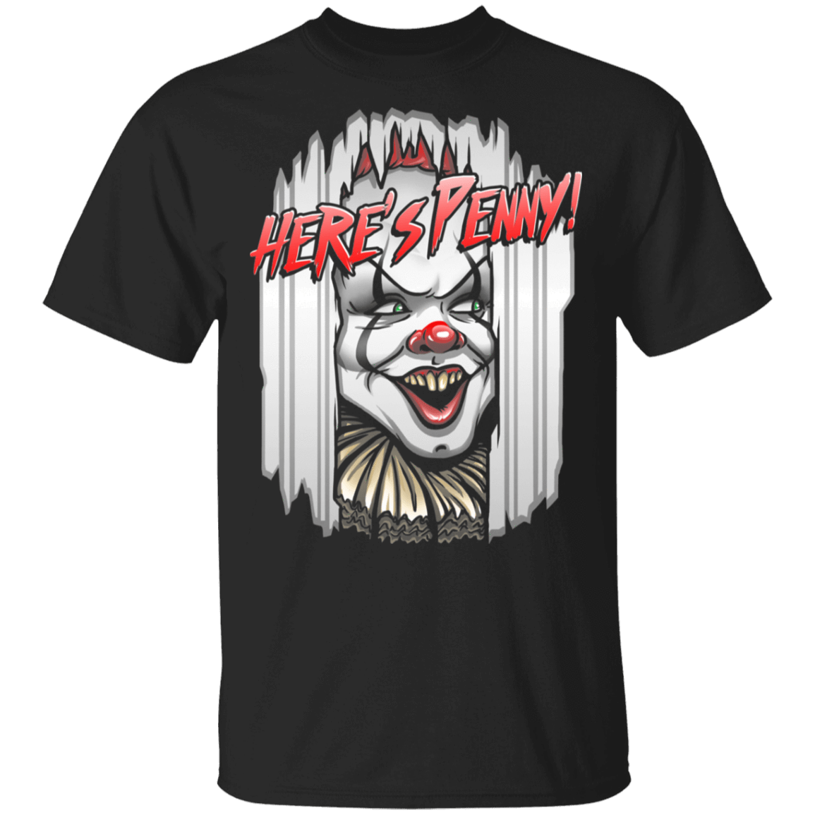 T-Shirts Black / S Heres Penny T-Shirt