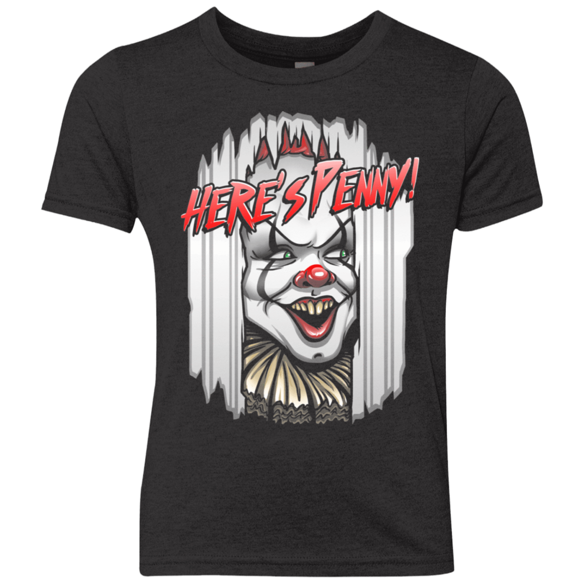T-Shirts Vintage Black / YXS Heres Penny Youth Triblend T-Shirt